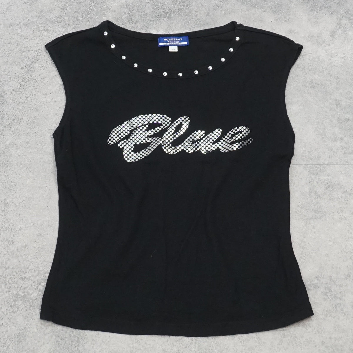 2000s Burberry Blue Label Studded Top Tank Top