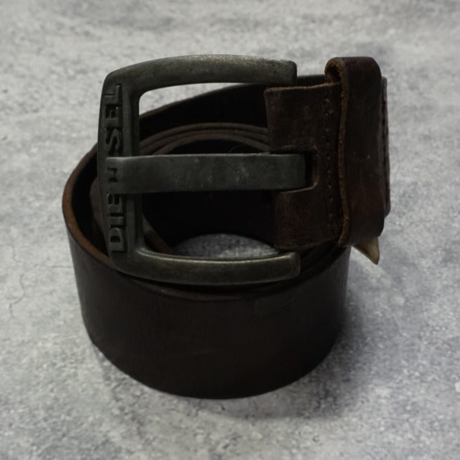 2000s Diesel Leather Belt