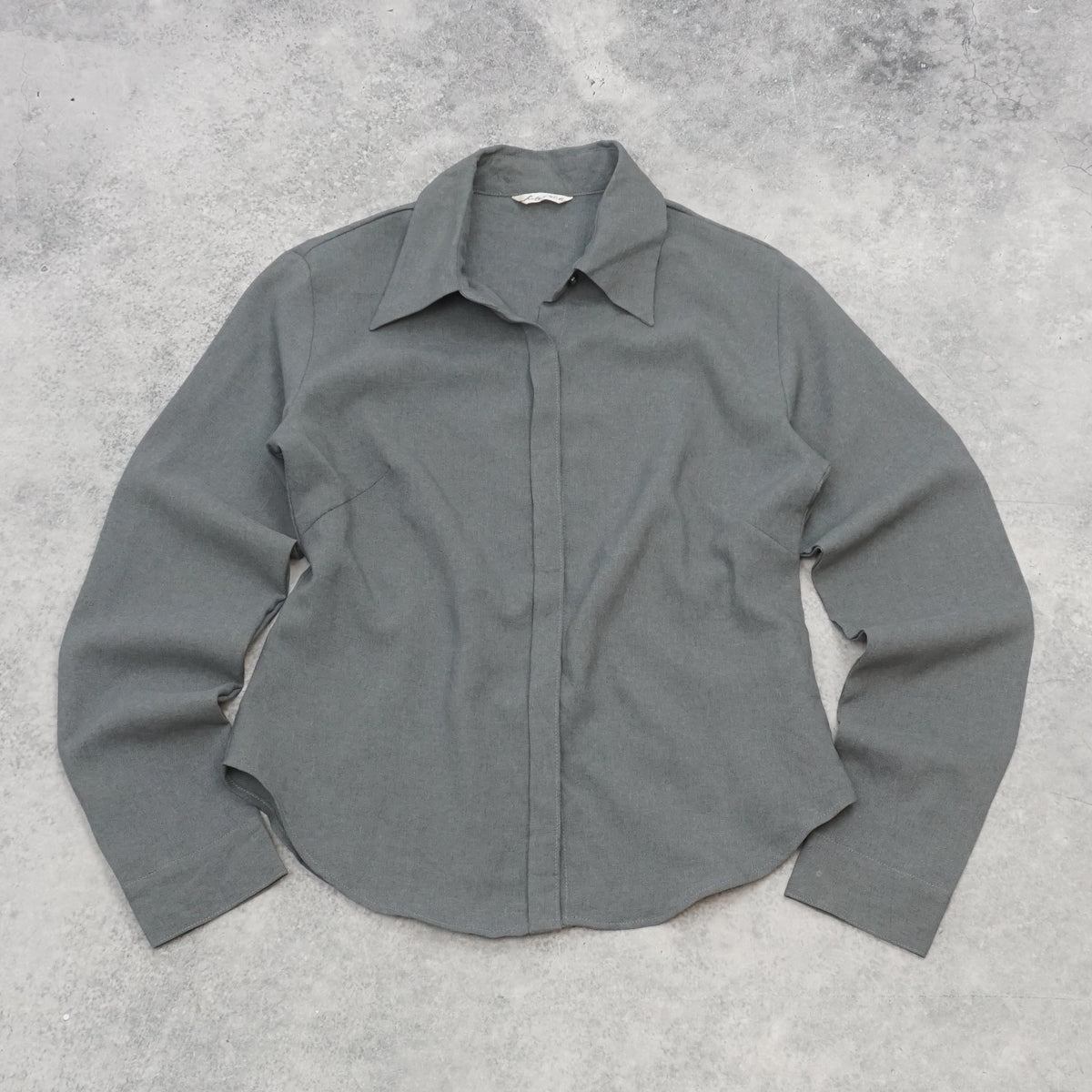 90s Jinty Club Fitted Hidden Placket Button Up