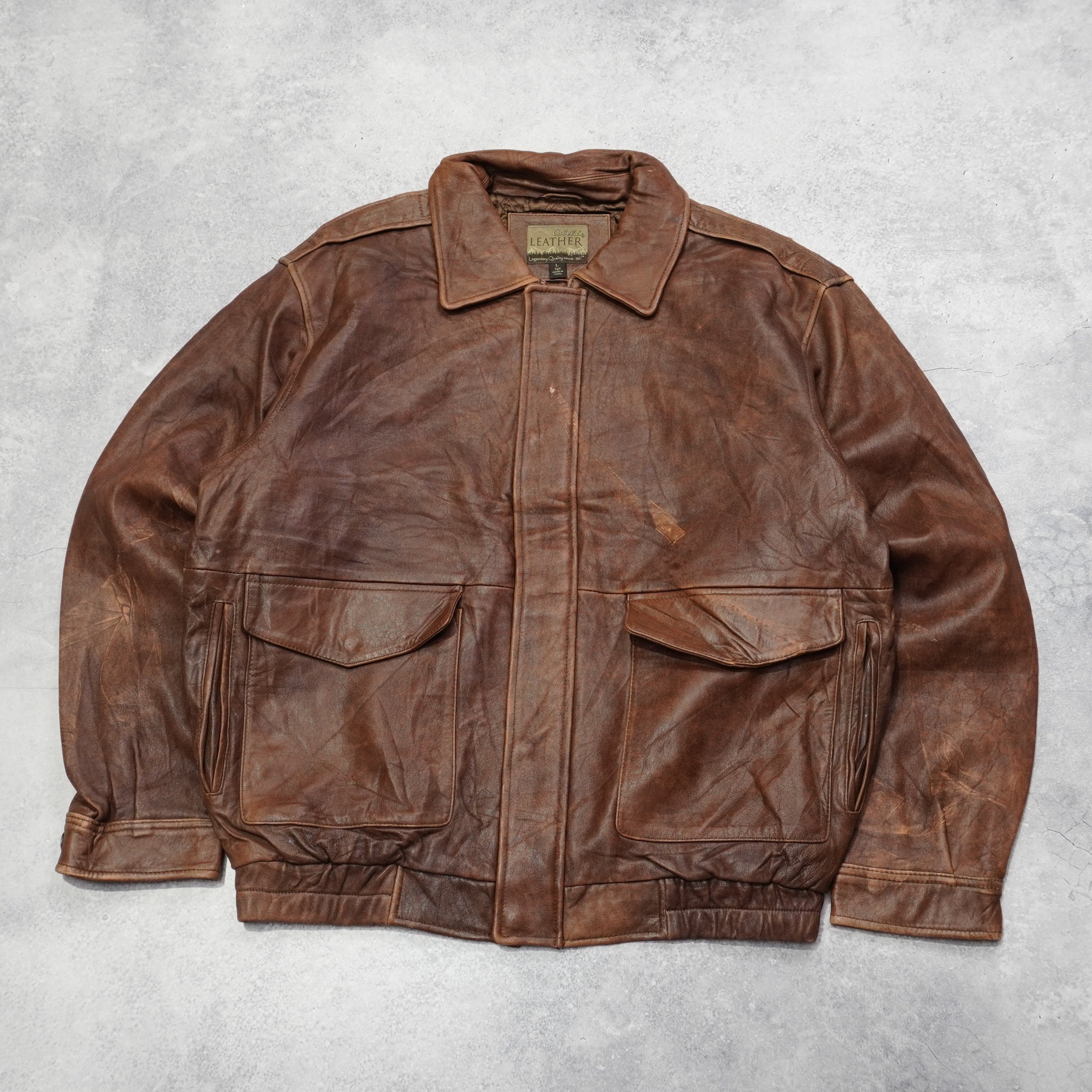 2000s Cabela's Leather Jacket
