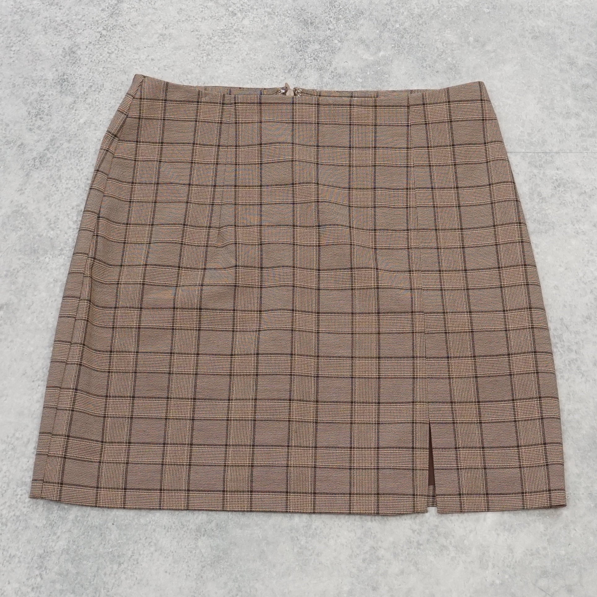 Kookaï Plaid Mini Skirt