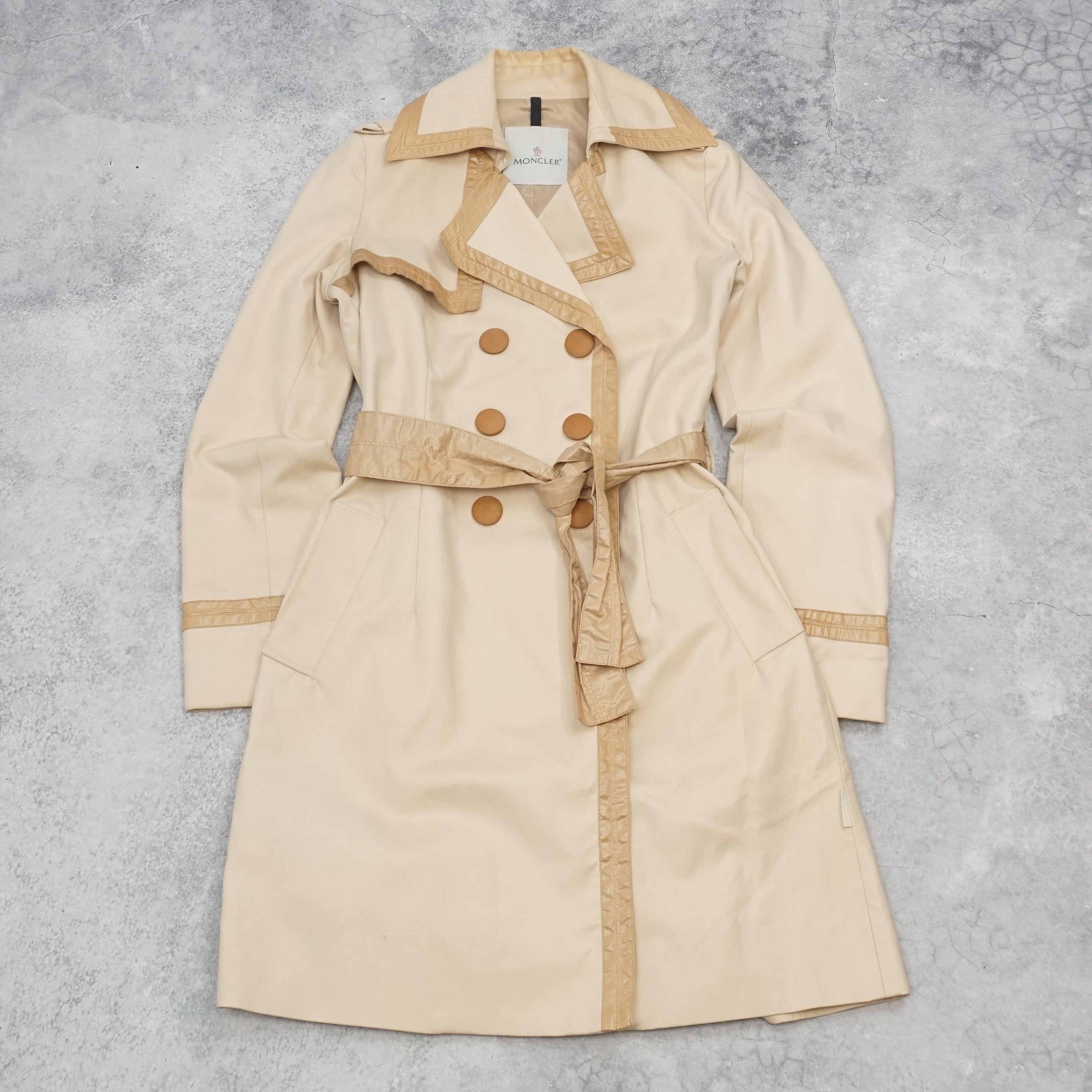 2000s Moncler Belted  Trench Coat