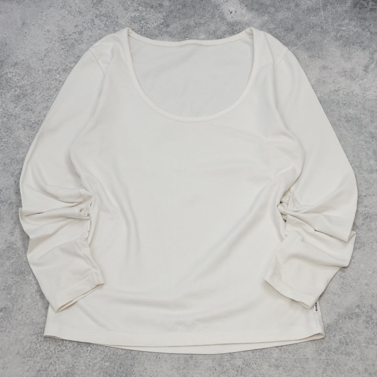 Bonds Long Sleeve Scoop Neck Top