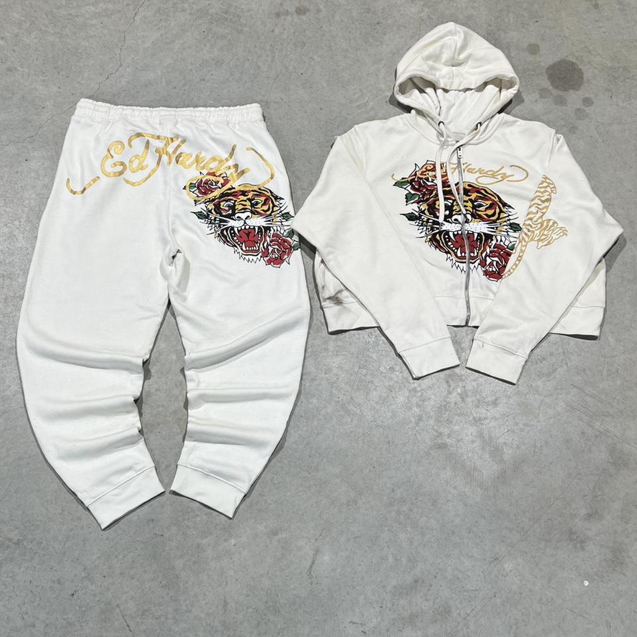 2000s Ed Hardy Graphic Hoodie