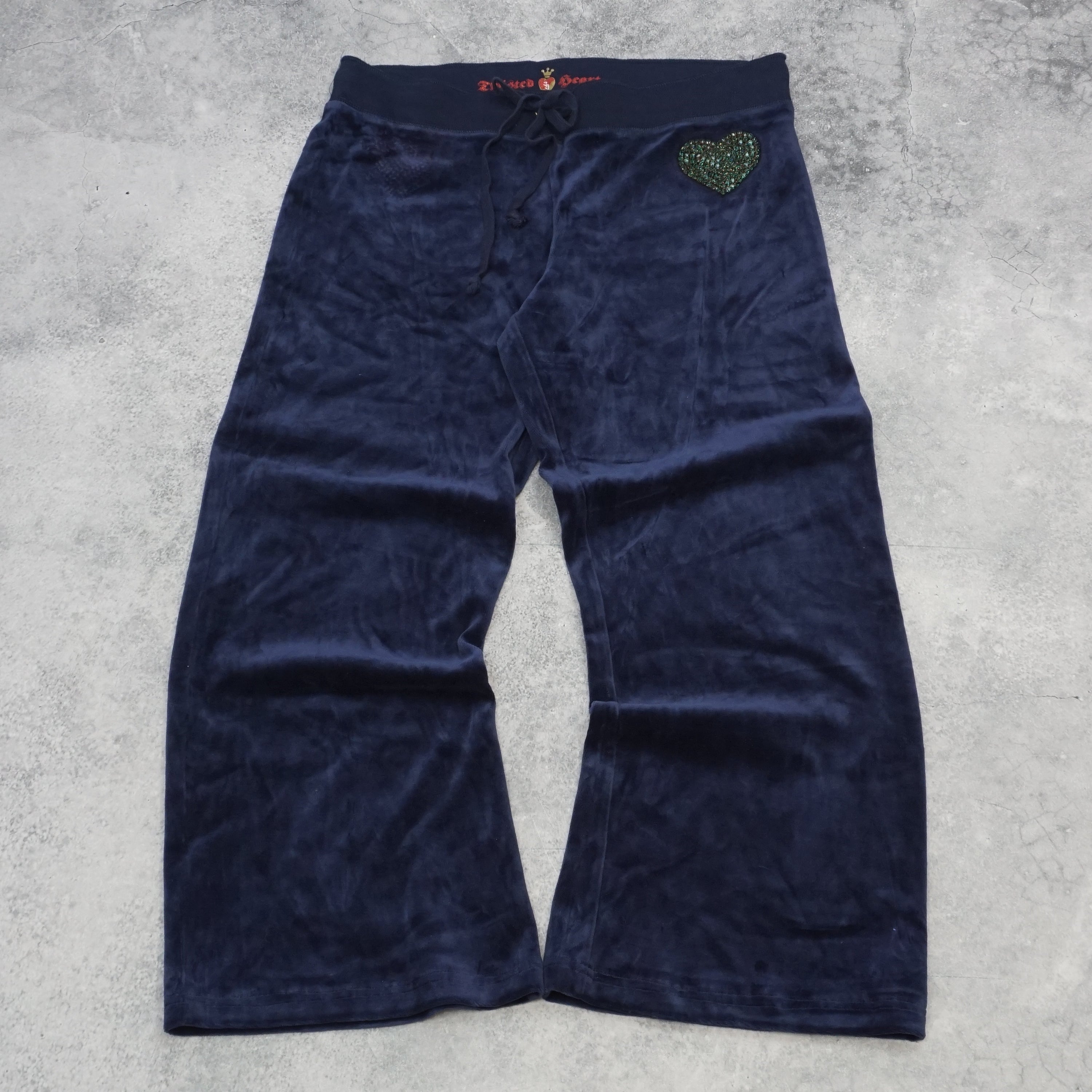 2000s Twisted Heart Track Pants