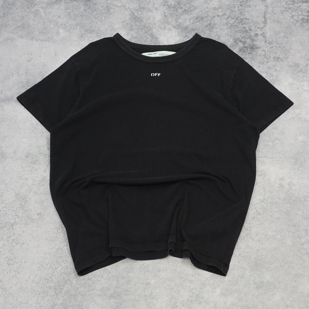 2000s Off-White Fahrenheit 451 Graphic T-Shirt