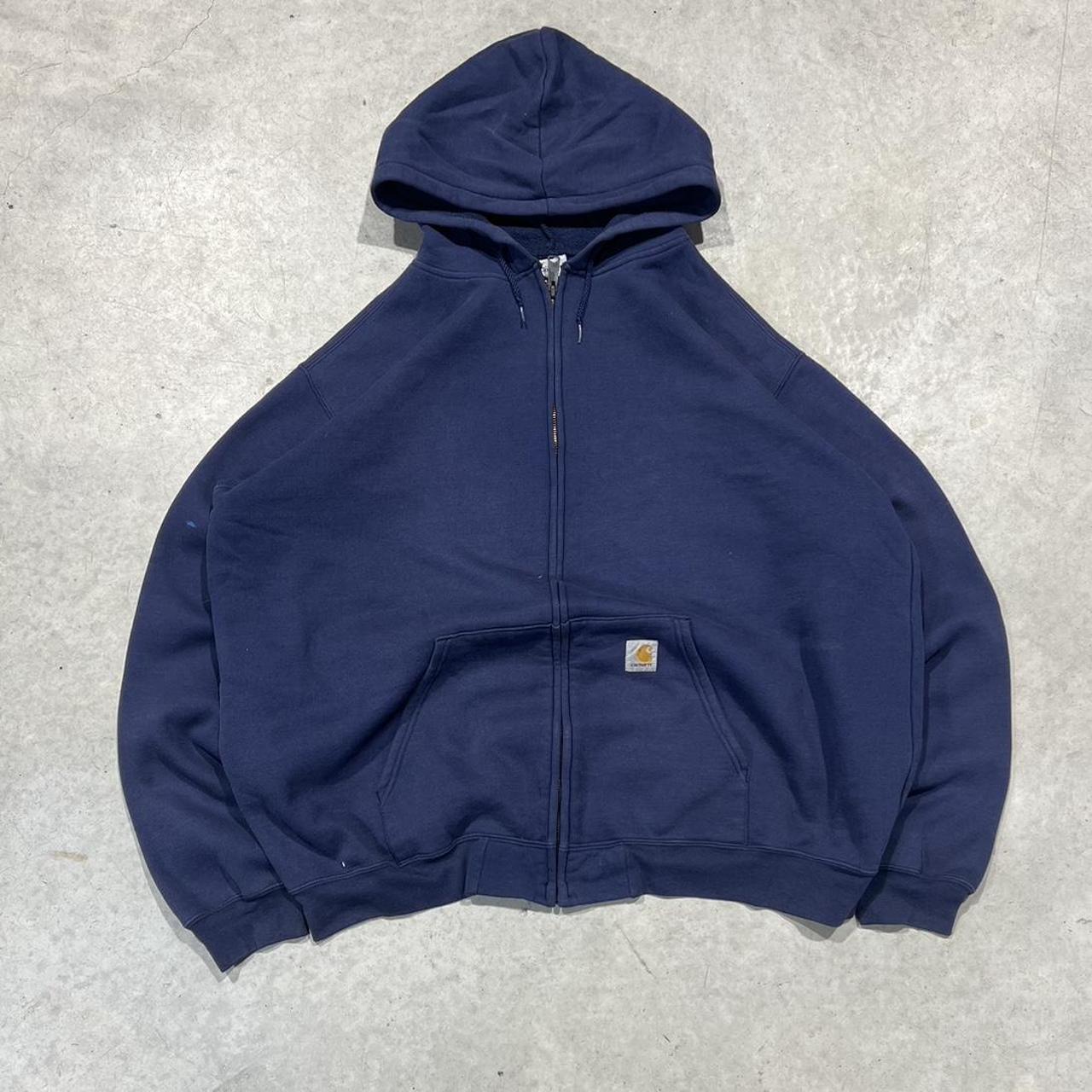 2000s Carhartt Boxy heavyweight Hoodie Zip Up