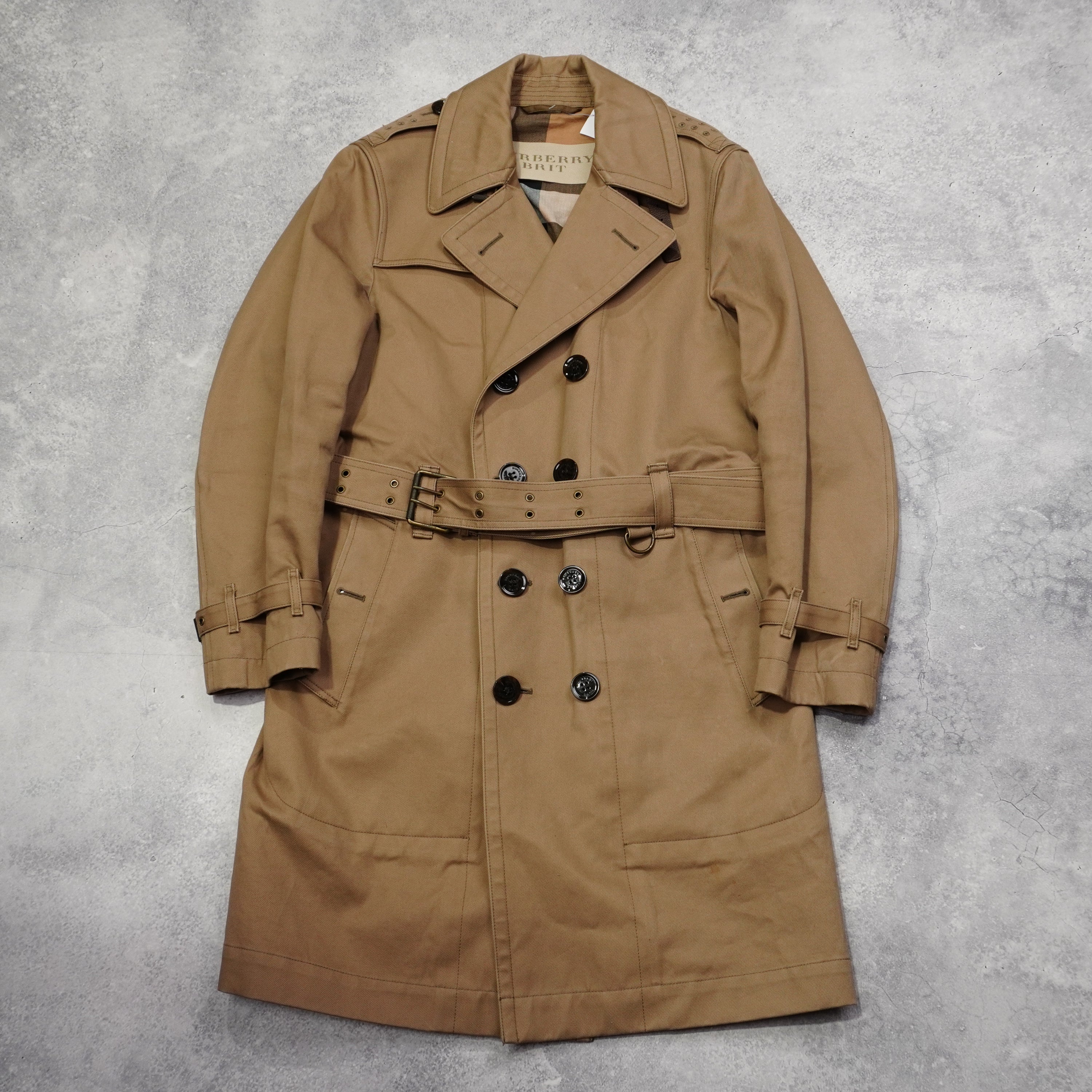 2000s Burberry Brit Trench Coat
