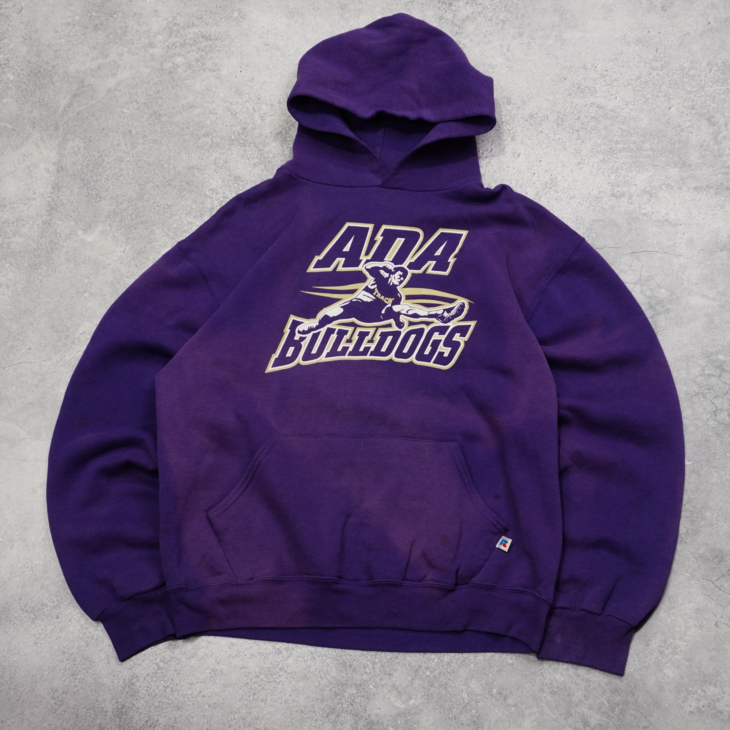90s Russell Athletic Track Bulldogs Hoodie
