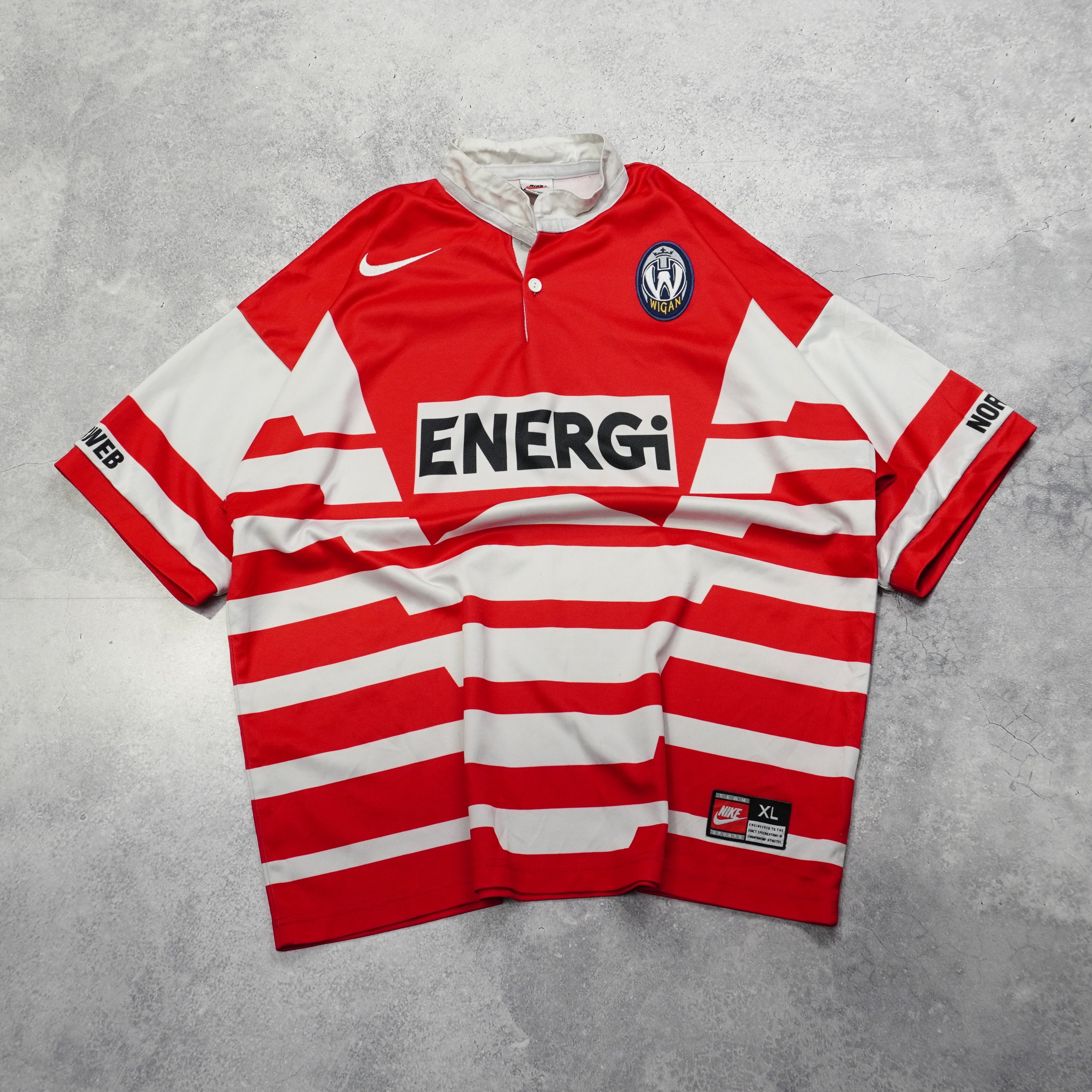 90s Nike Wigan Warriors Rugby Jersey