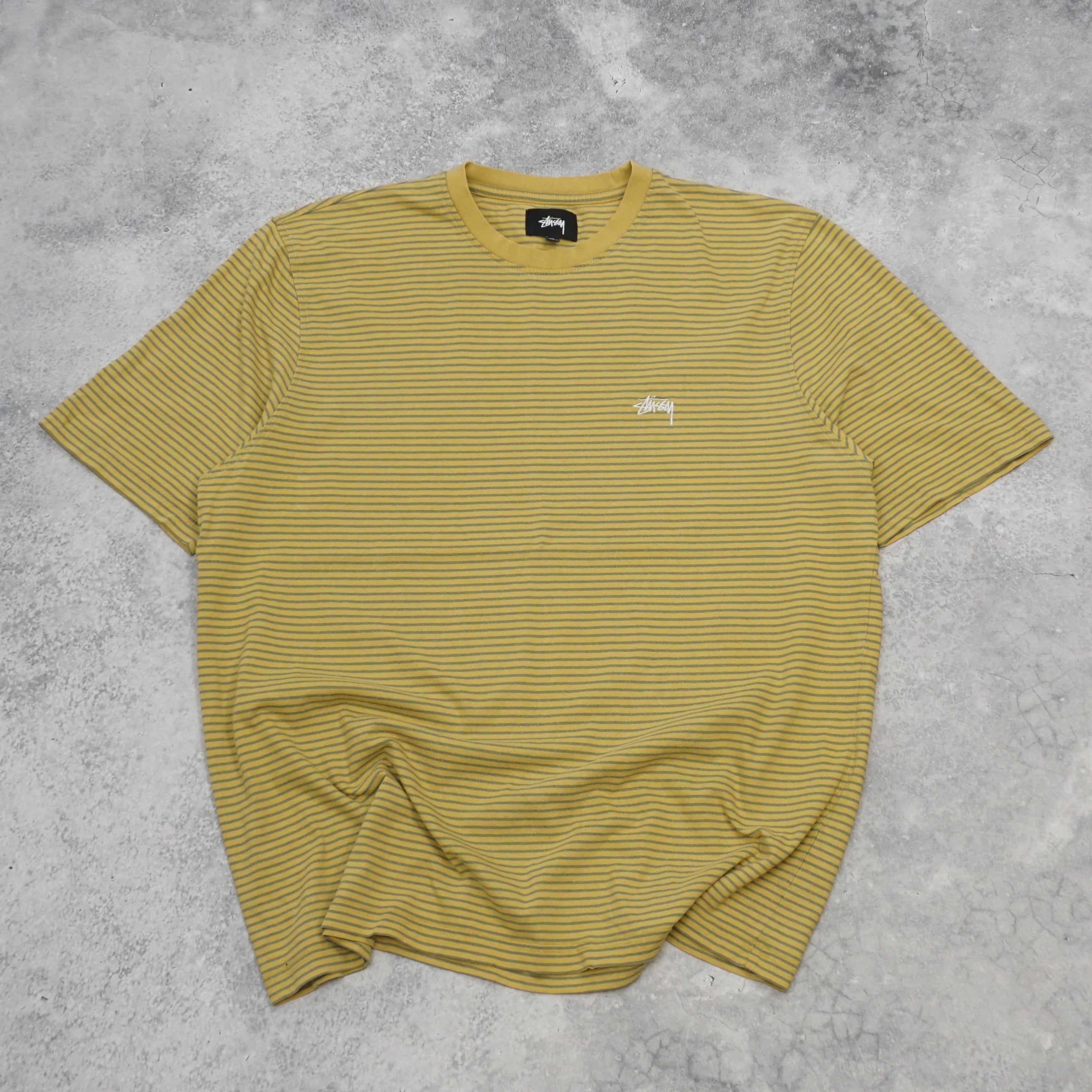 Stussy Striped Graphic T-Shirt