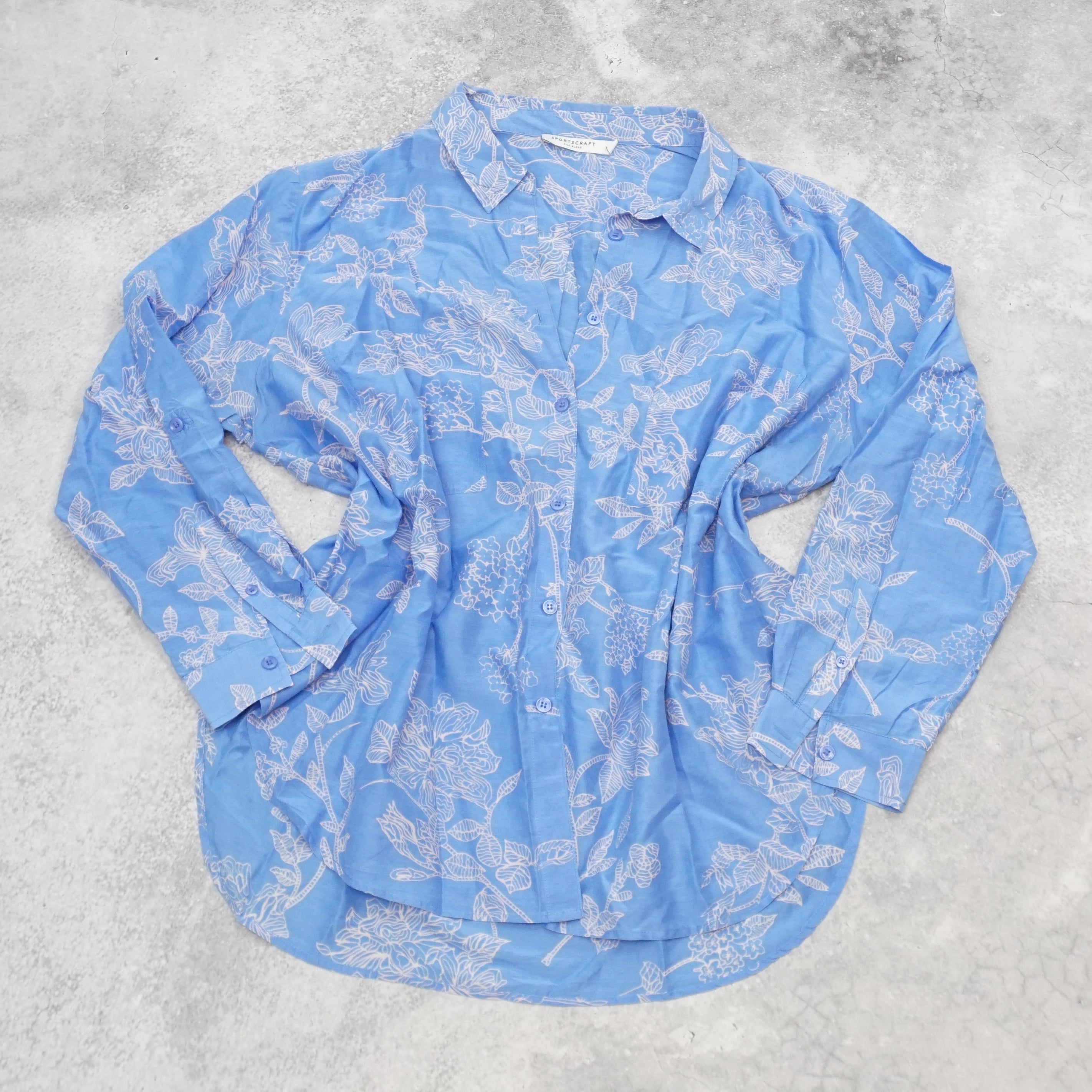 Sportscraft Floral Print Button Up