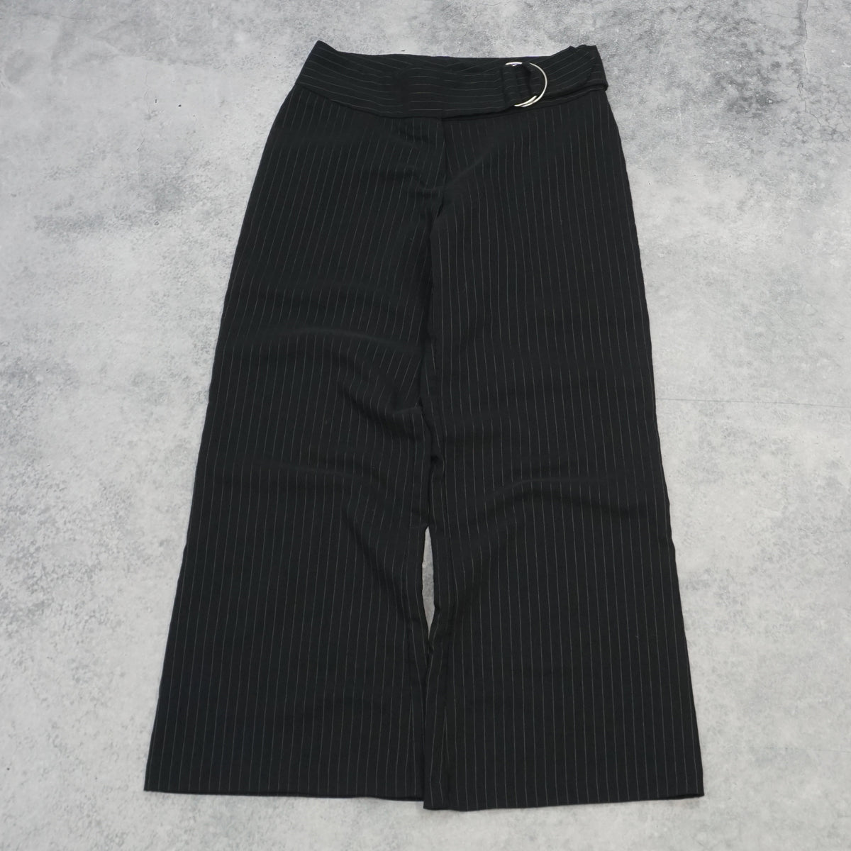 Caroline Morgan Pinstripe Wide Leg Pants