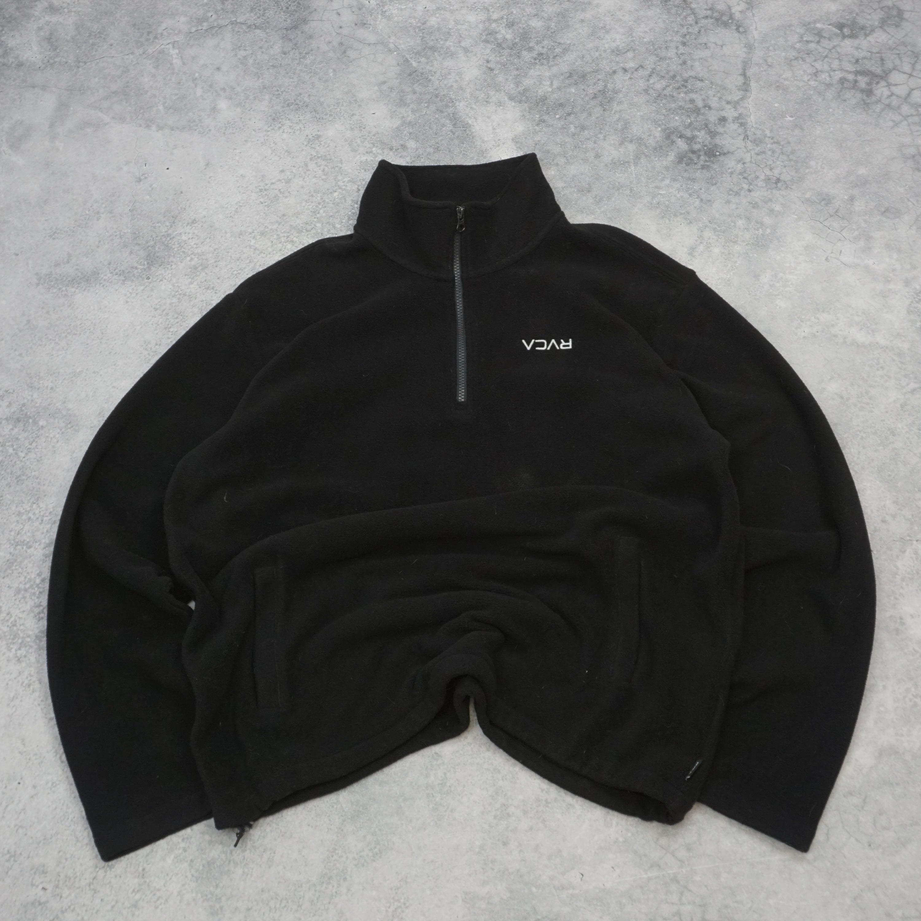 RVCA Regular Fit Quarter Zip Fleece