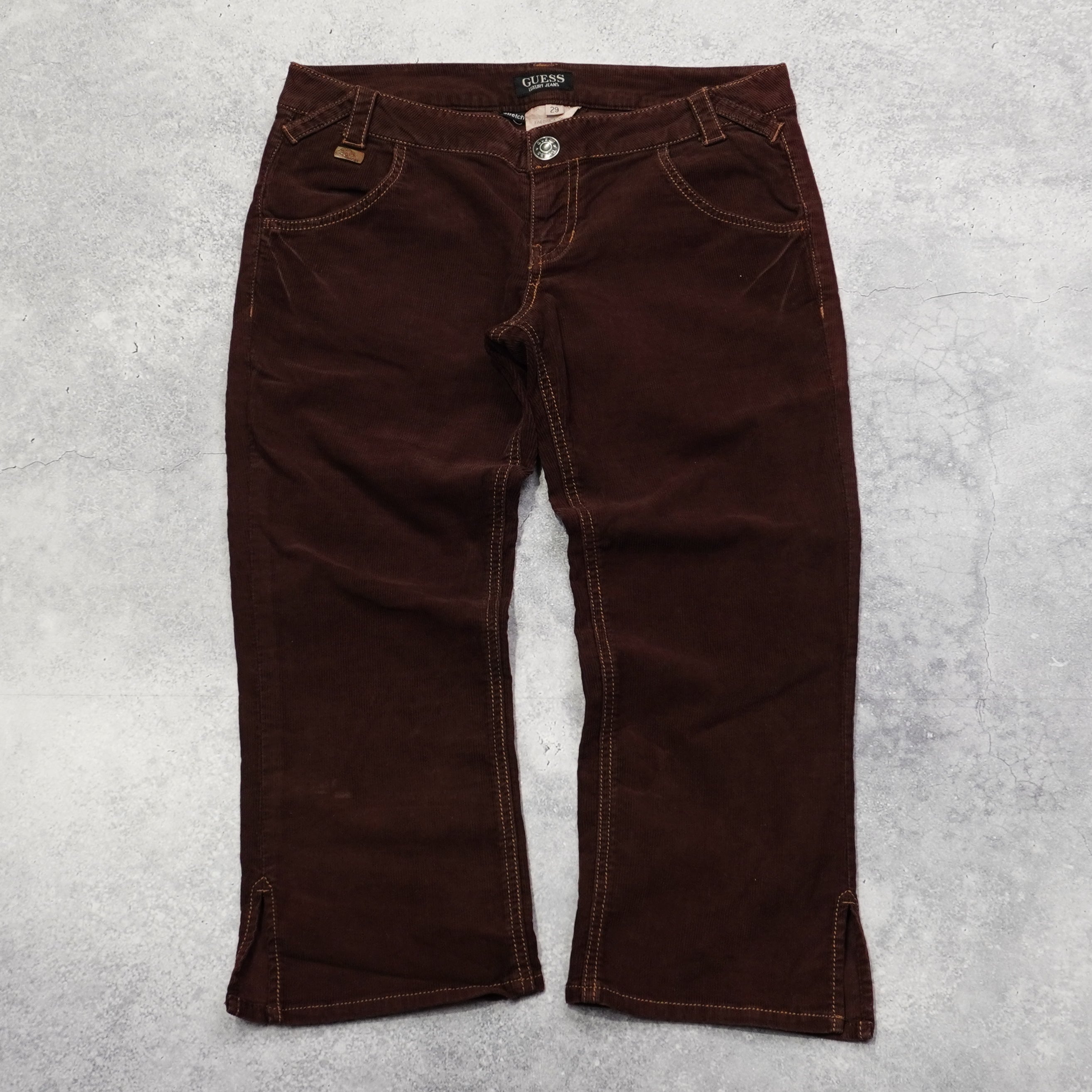 2000s Guess Corduroy Capri Pants