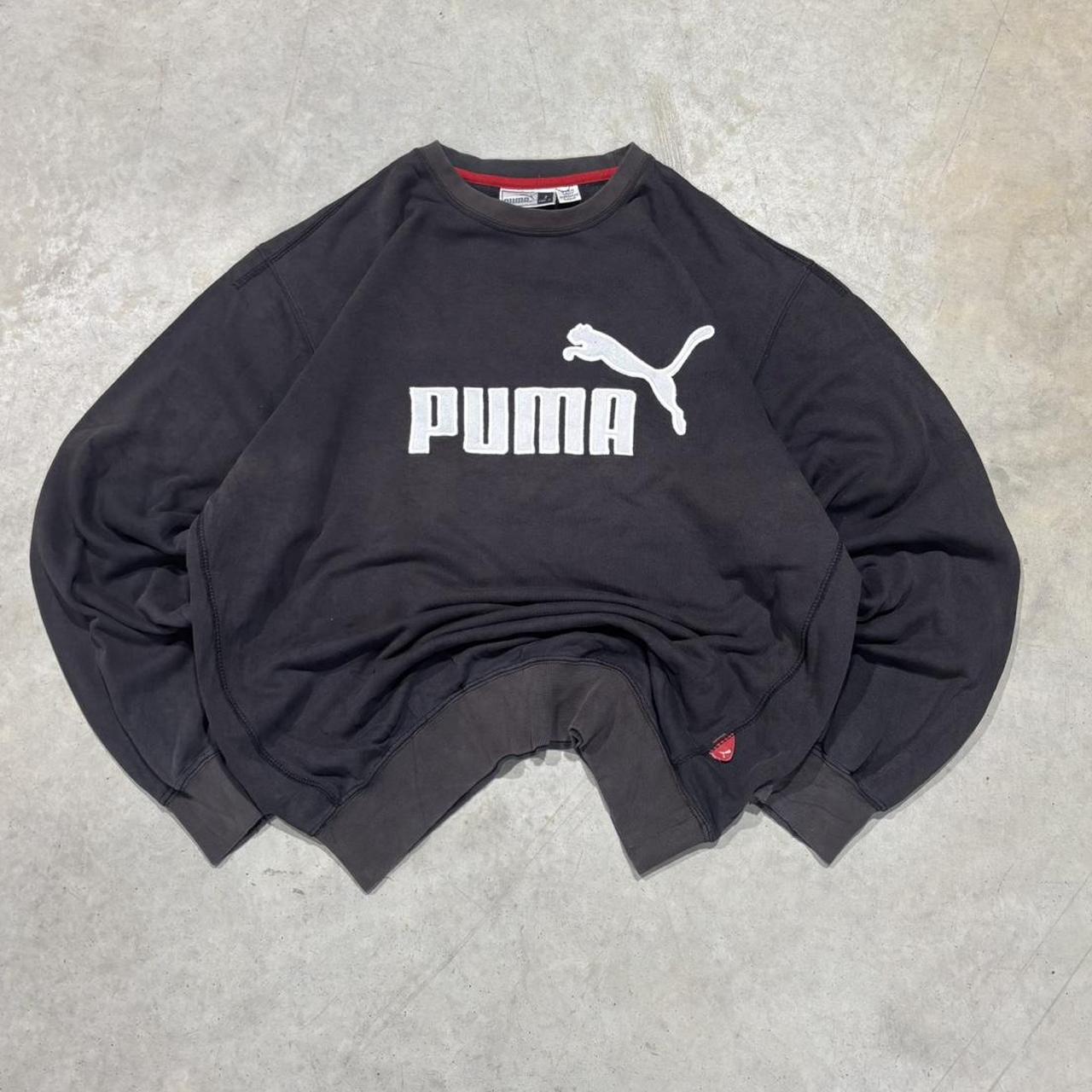 2000s Puma Oversized Crewneck Sweater