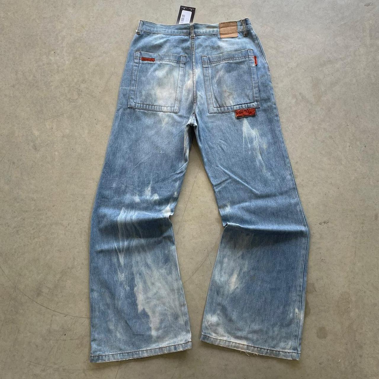 2000s Chunwnggao Distressed Jeans Wide Leg