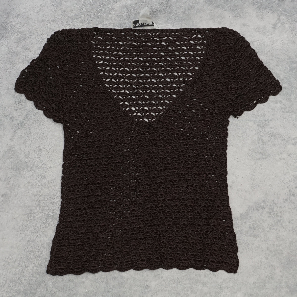 2000s Dolce & Gabbana Crocet Top