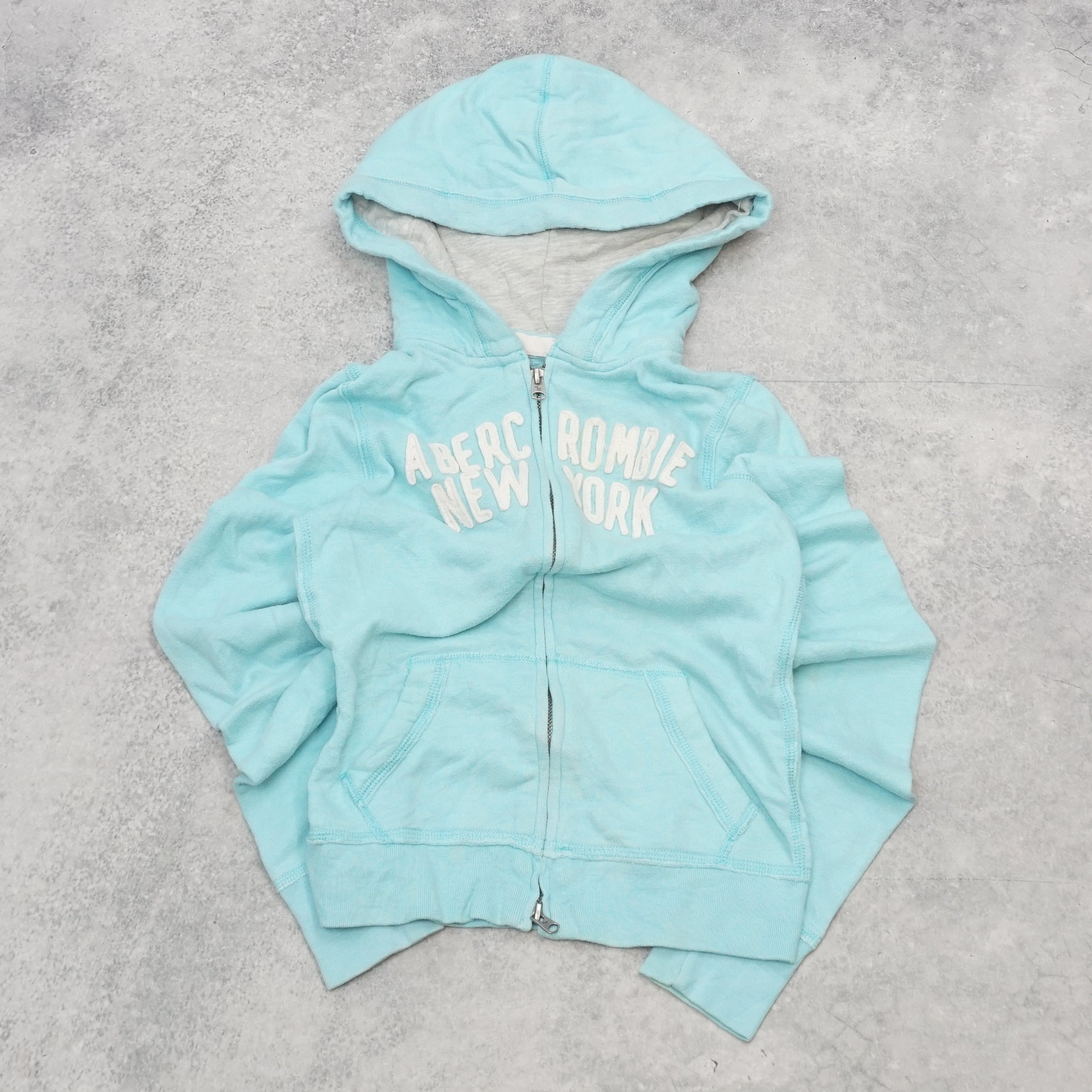 2000s Abercrombie New York Zip Up Hoodie