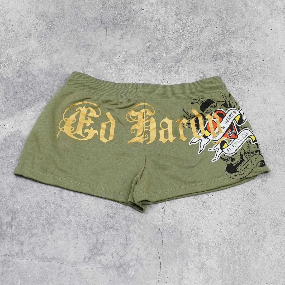 2000s Ed Hardy Graphic Shorts