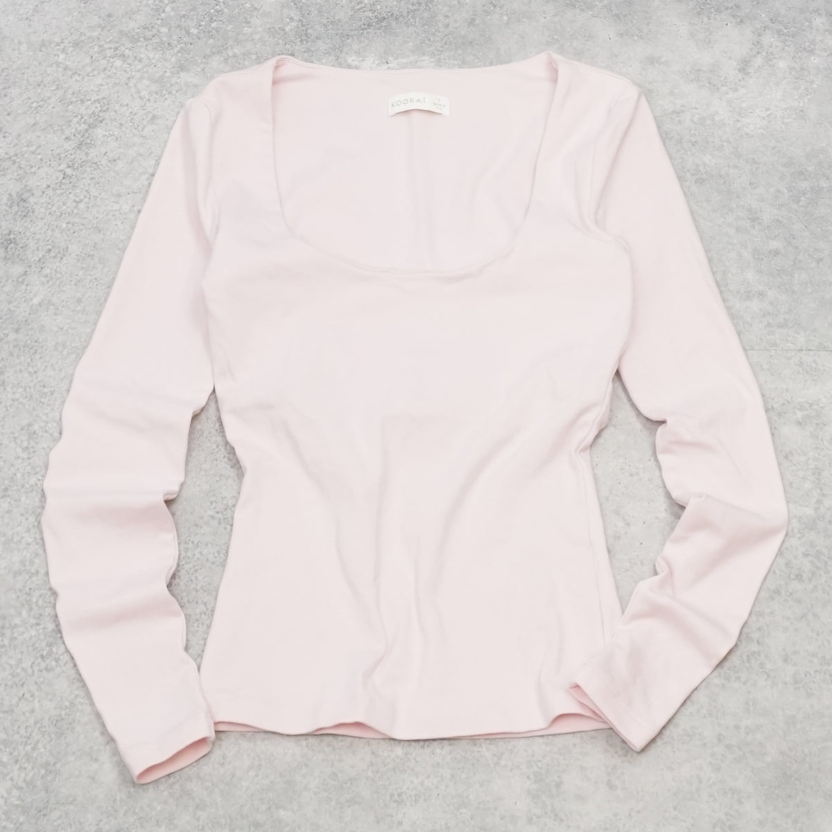 Kookaï Square Neck Long Sleeve Top