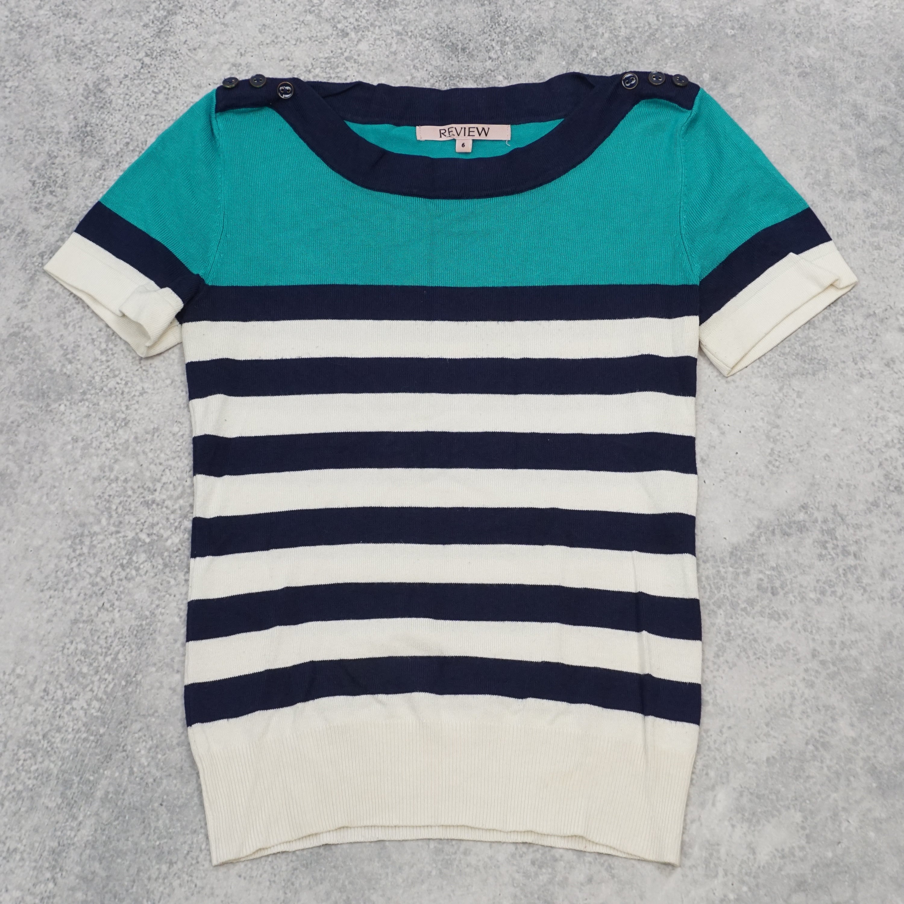 Review Stripe Knit Top