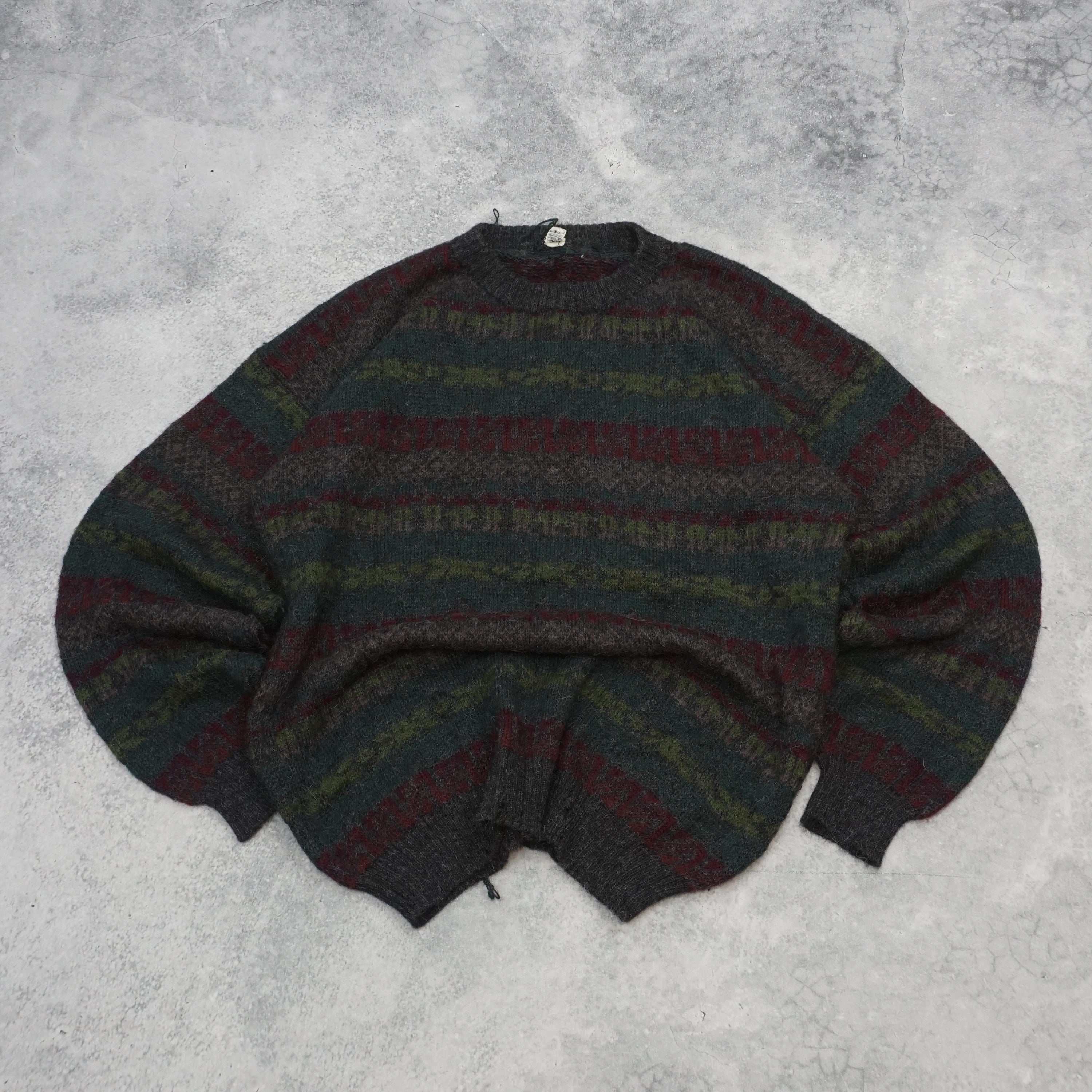 90s Gordon Striped Knit Sweater