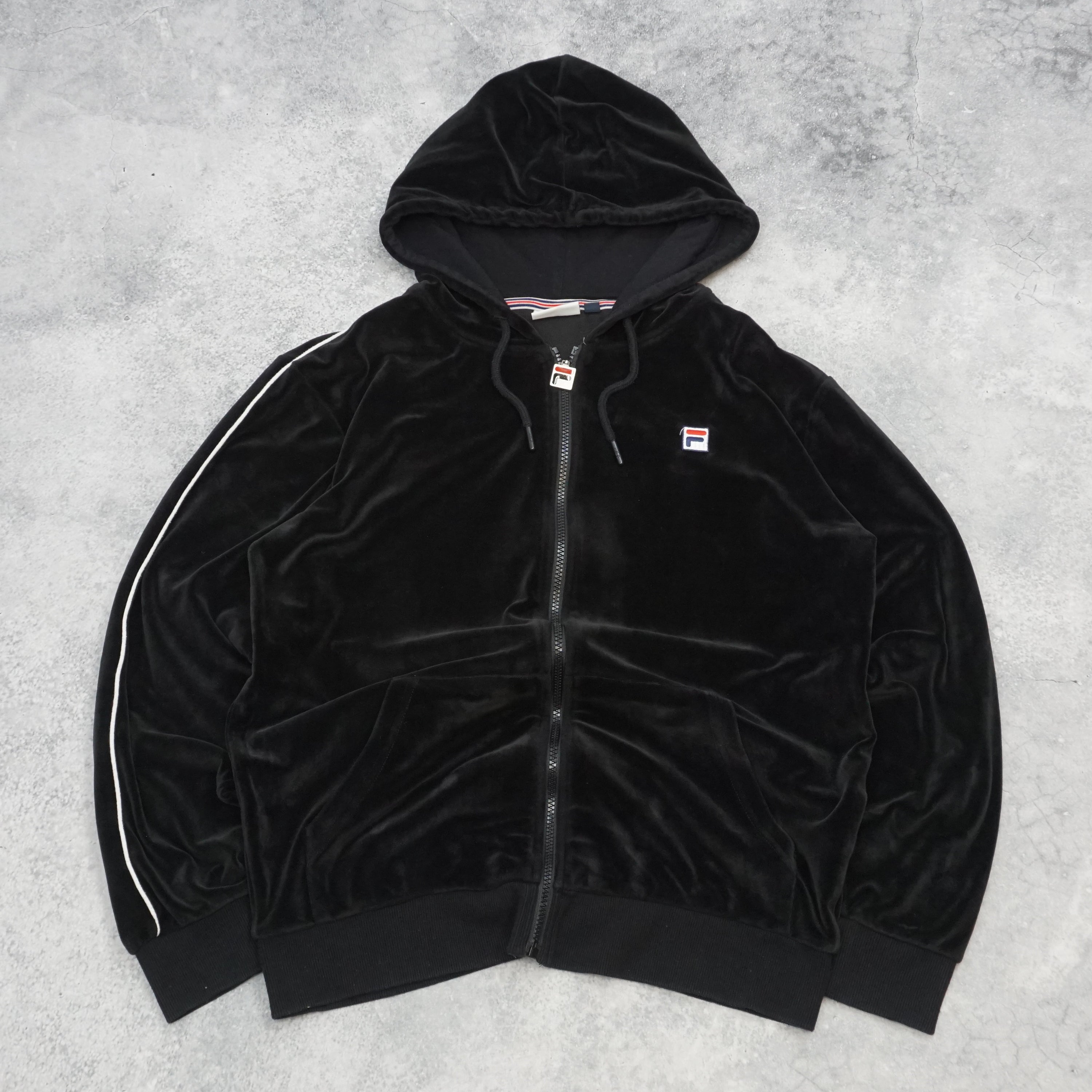Fila Velvet Zip Up Hoodie