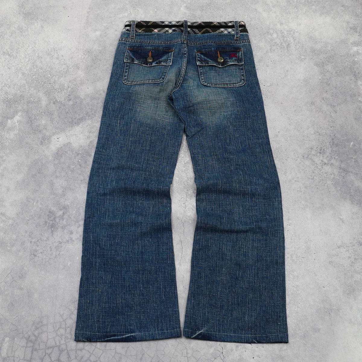 2000s Burberry Blue Label Flare Jeans
