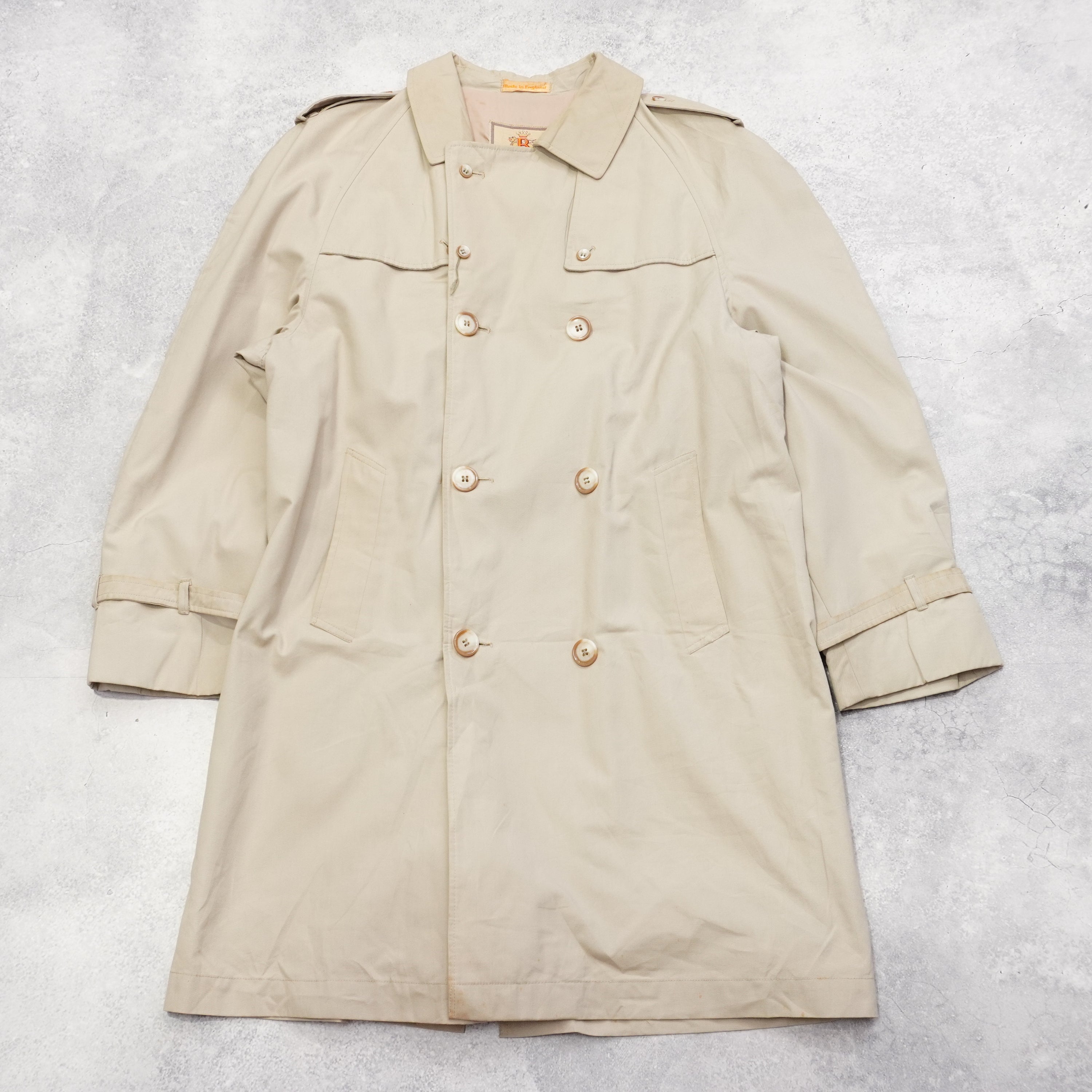 80s Baracuta Trench Coat