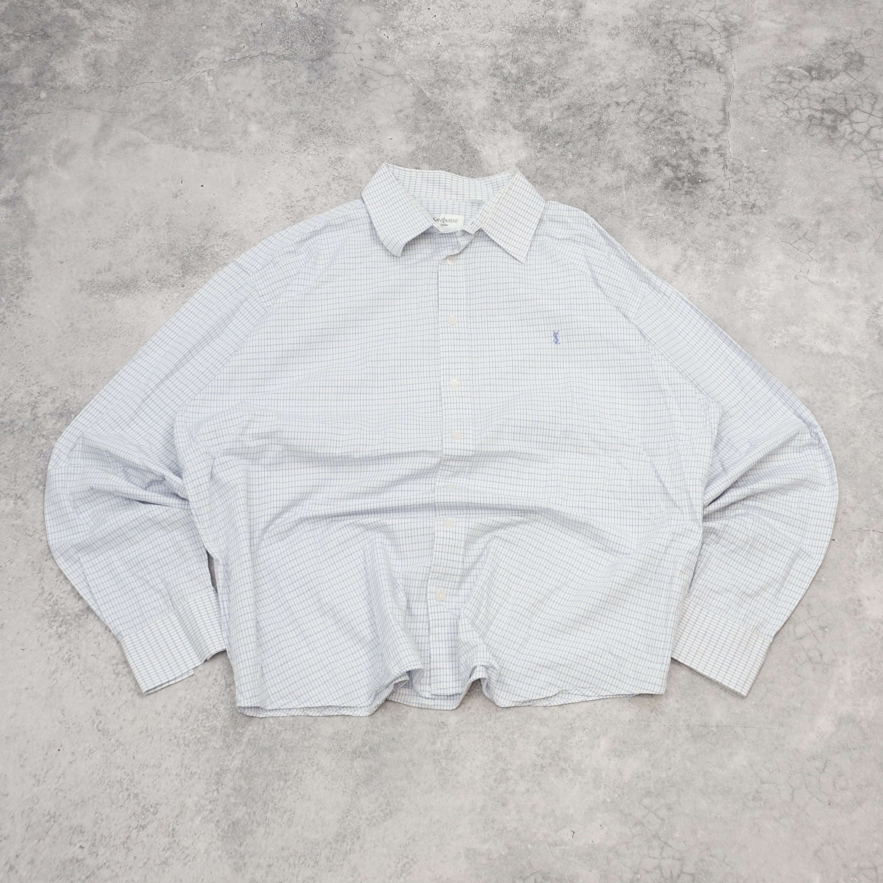 Yves Saint Laurent Checked Button Up