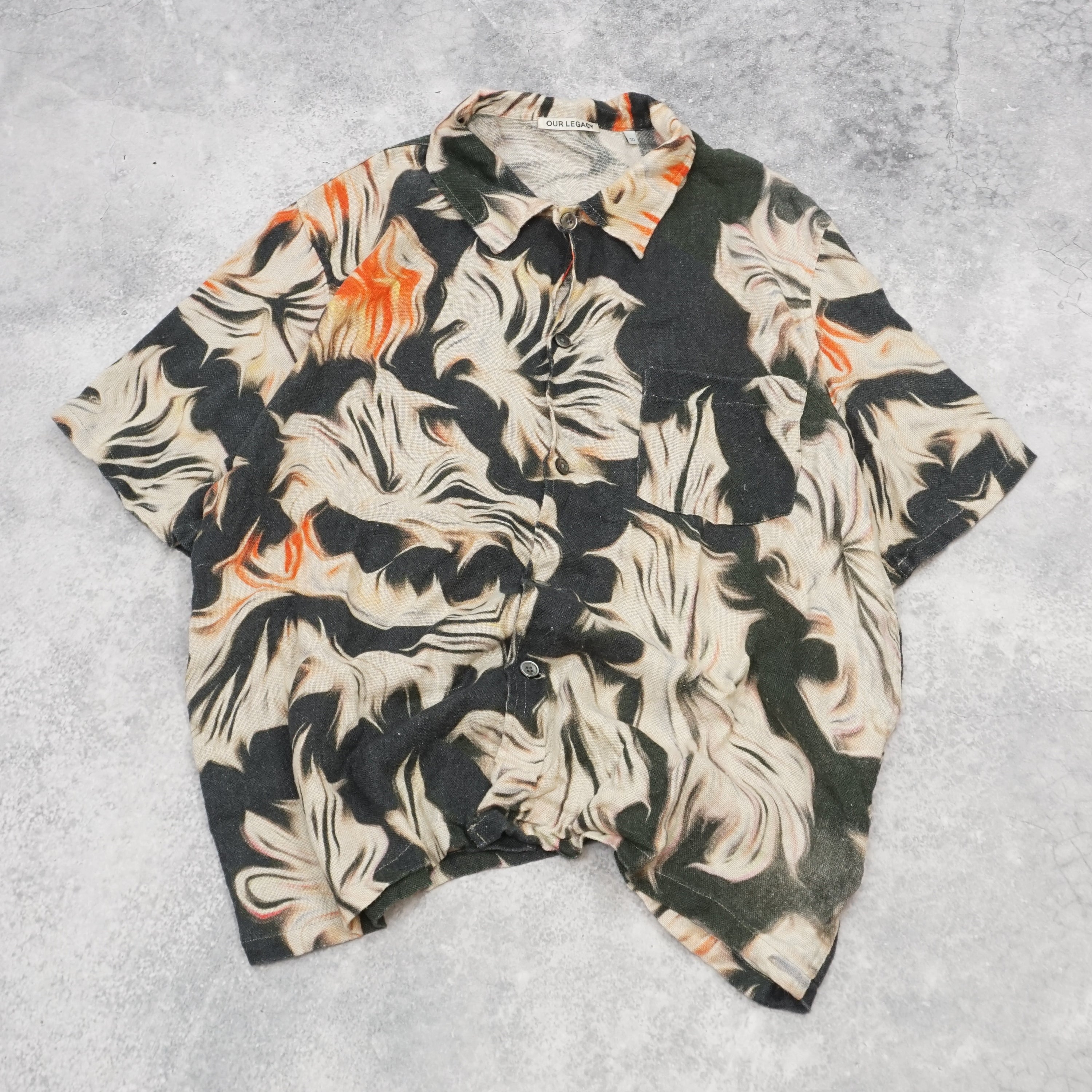 Our Legacy Short Sleeve Abstract Shirt