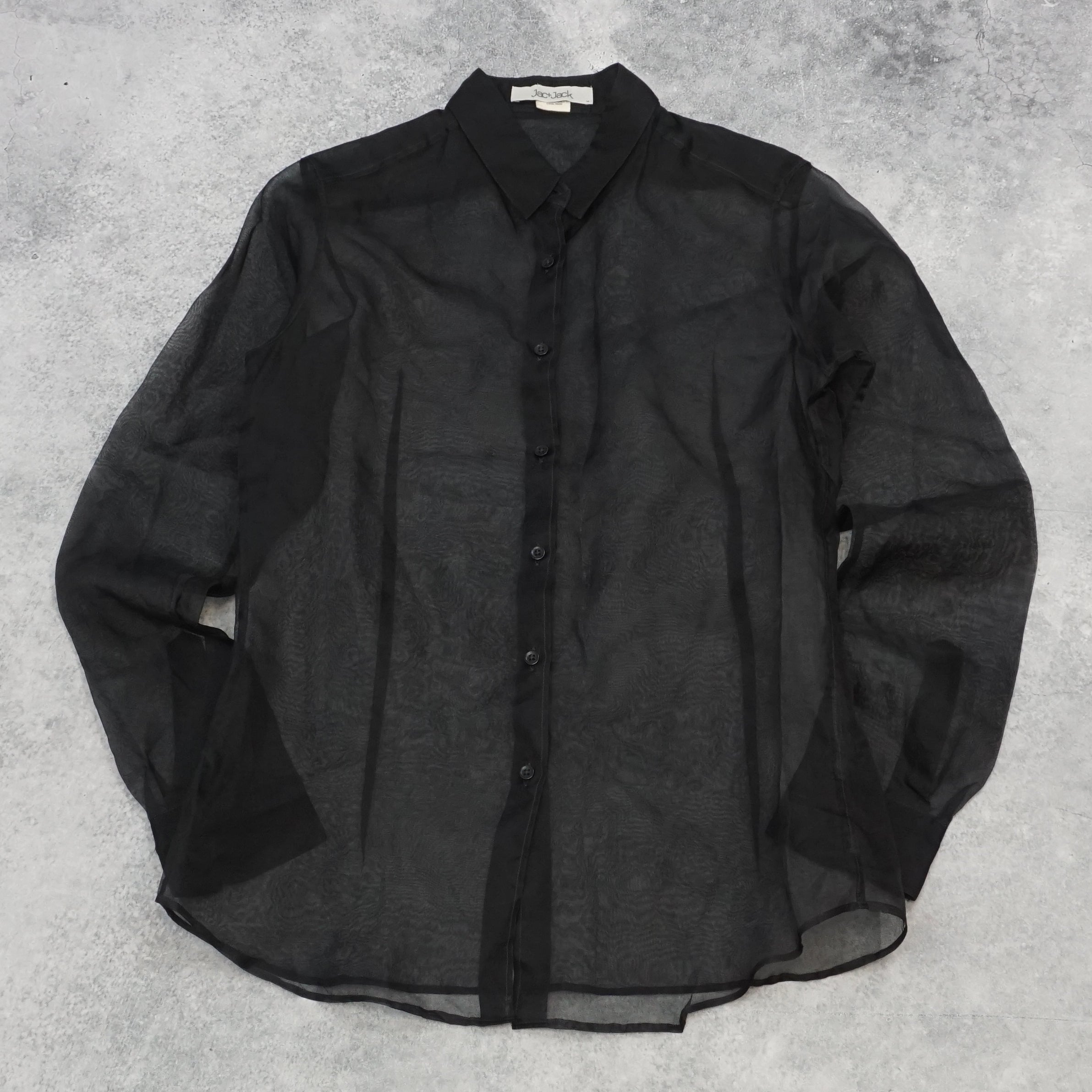 Jac+Jack Sheer Silk Shirt