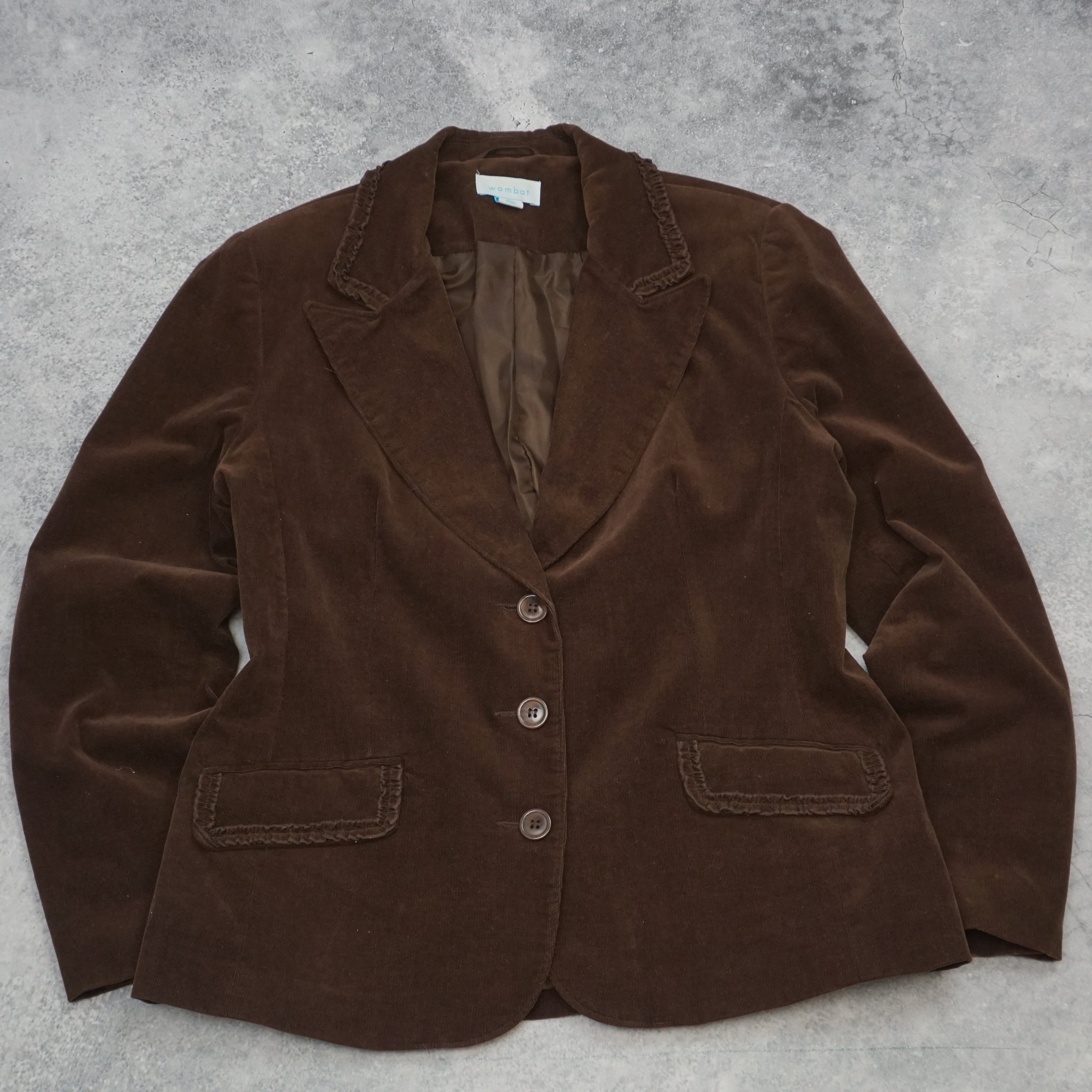 Wombat Corduroy Textured Blazer