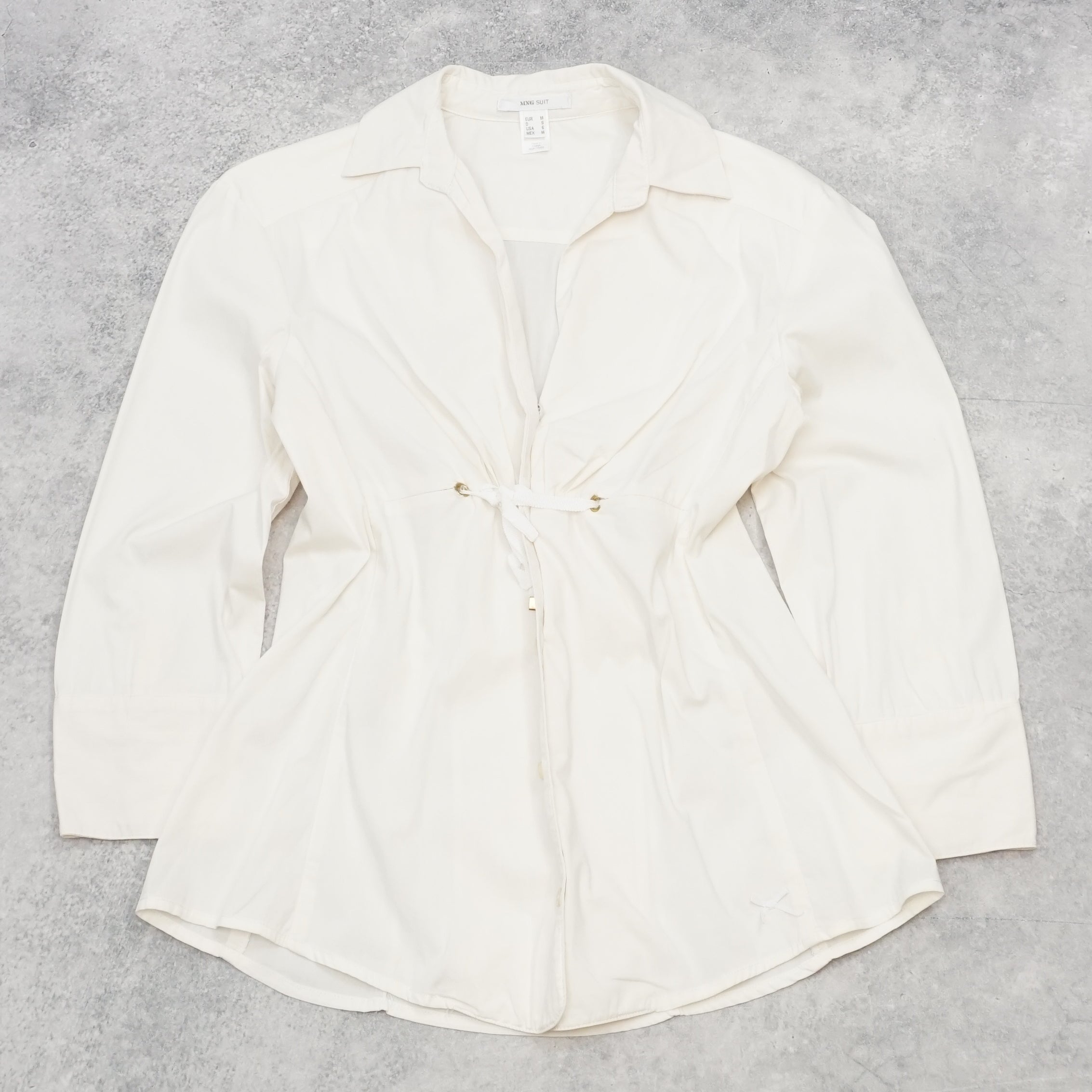 2000s Mng Suit Drawstring Blouse