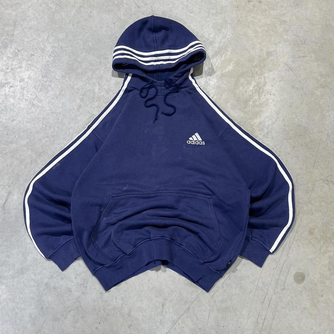 90s Adidas Oversized Hoodie