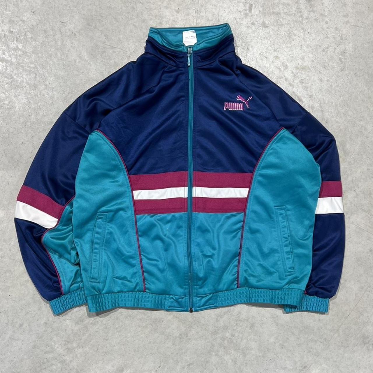 2000s Puma Color Block Track Jacket