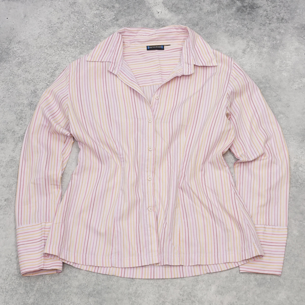 2000s Brotherhood Striped Shirt