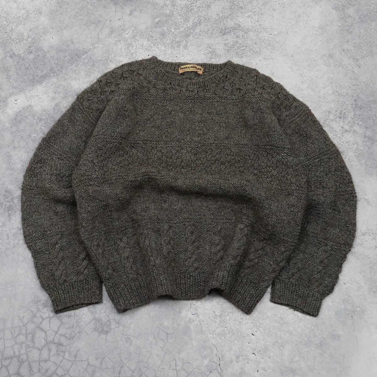 80s Issey Miyake Cable Knit
