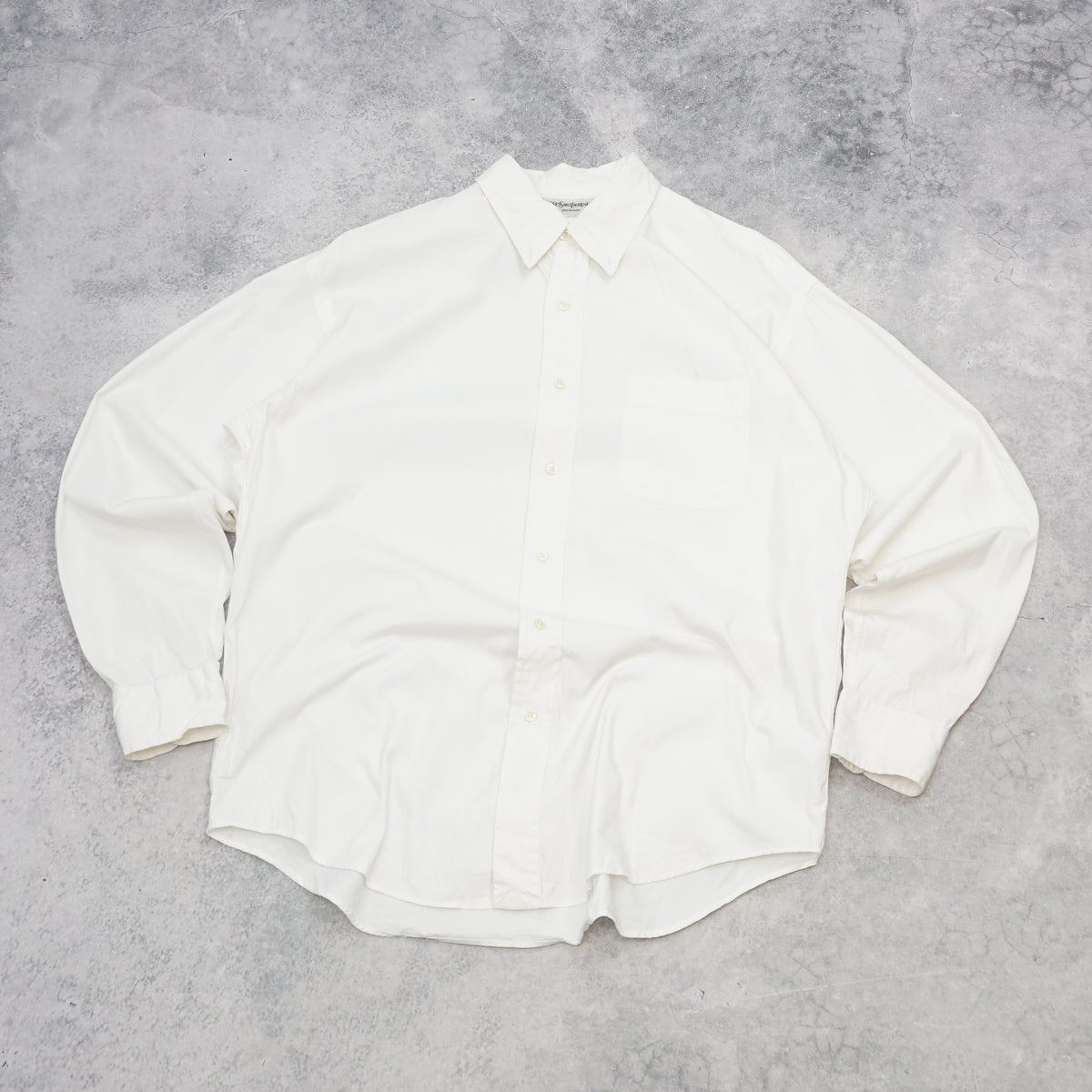 90s Yves Saint Laurent Pour Homme Pinpoint Shirt