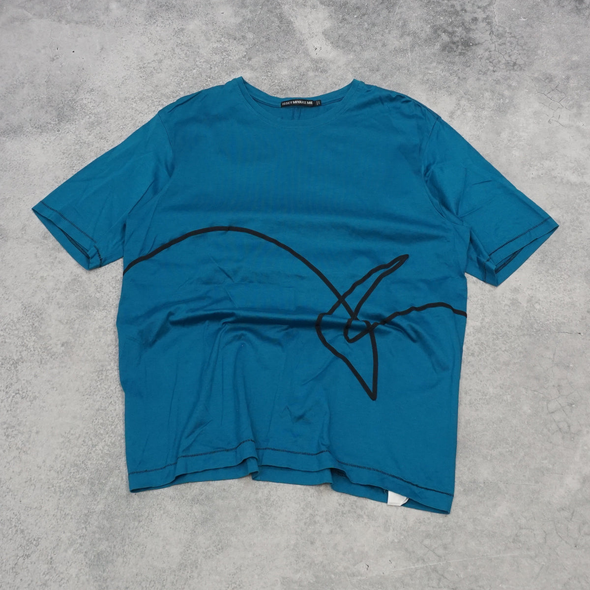 Issey Miyake Men Graphic Print T-Shirt