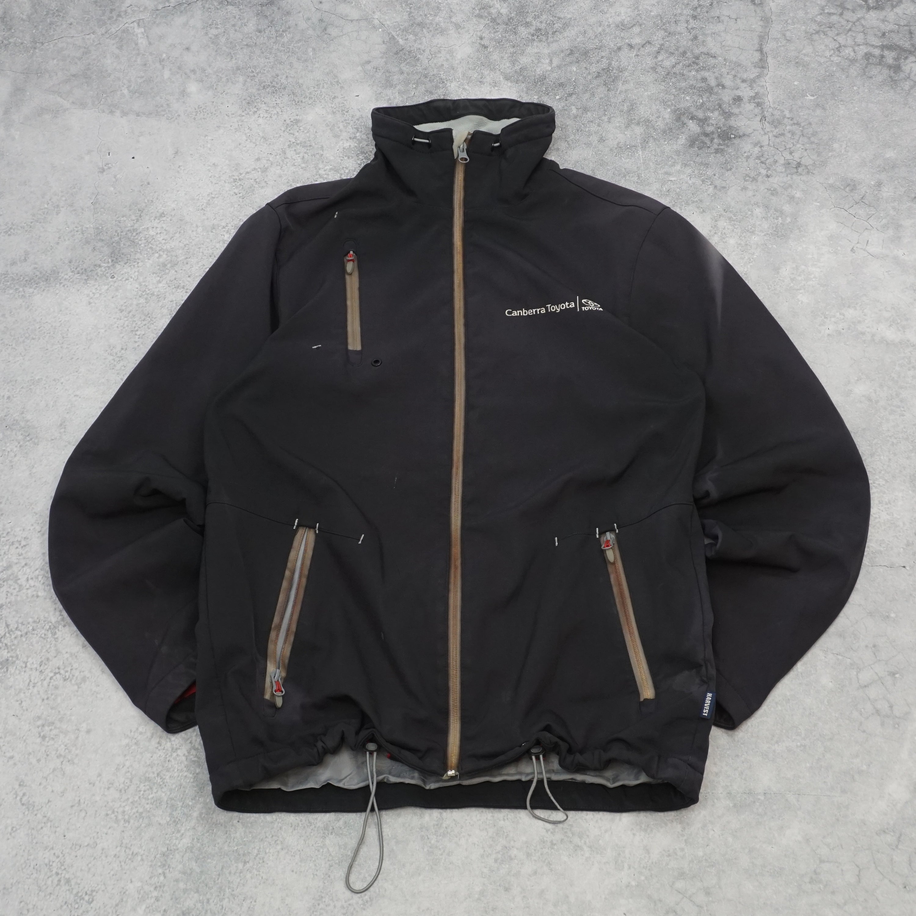 2000s James Harvest Sportswear Canberra Toyota Fleece Lined Jacket