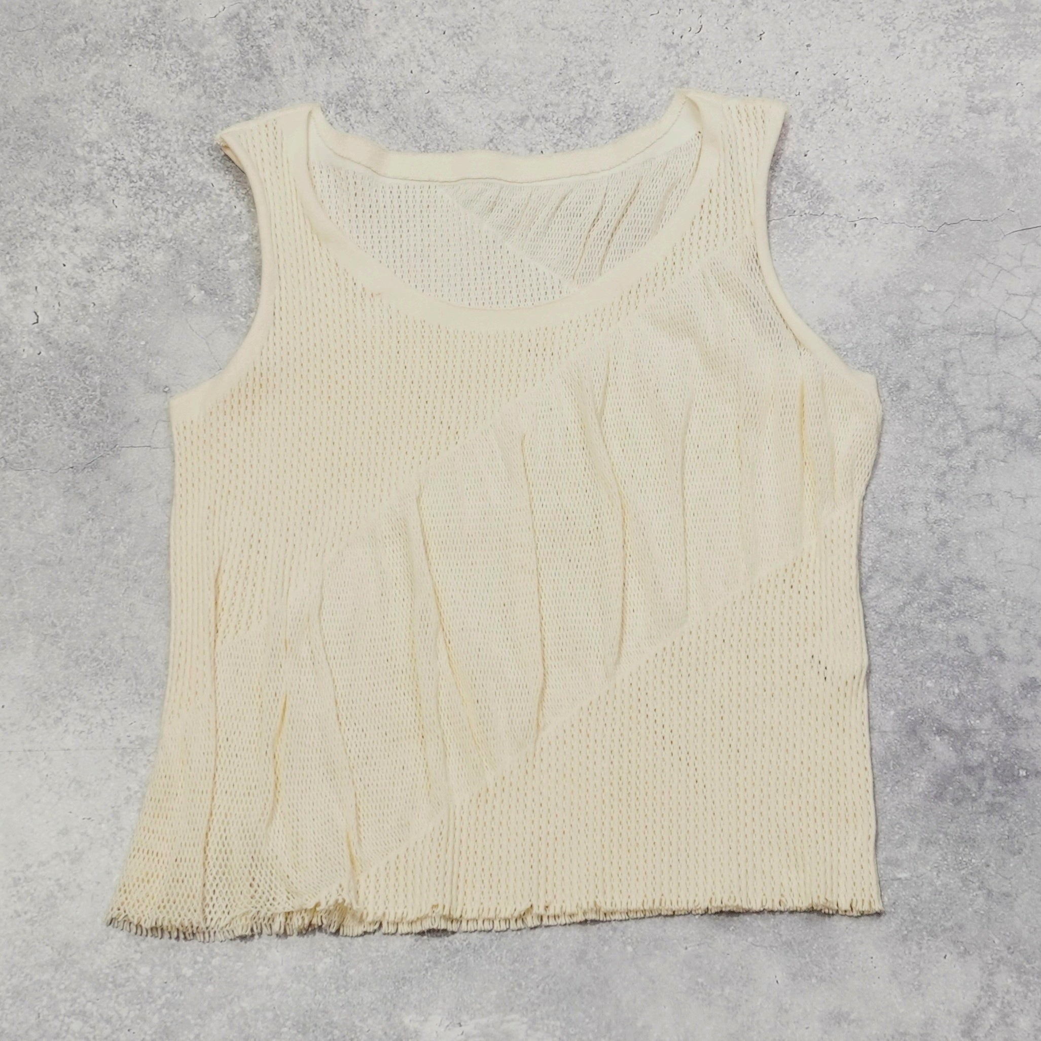 Issey Miyake Mesh Tank Top