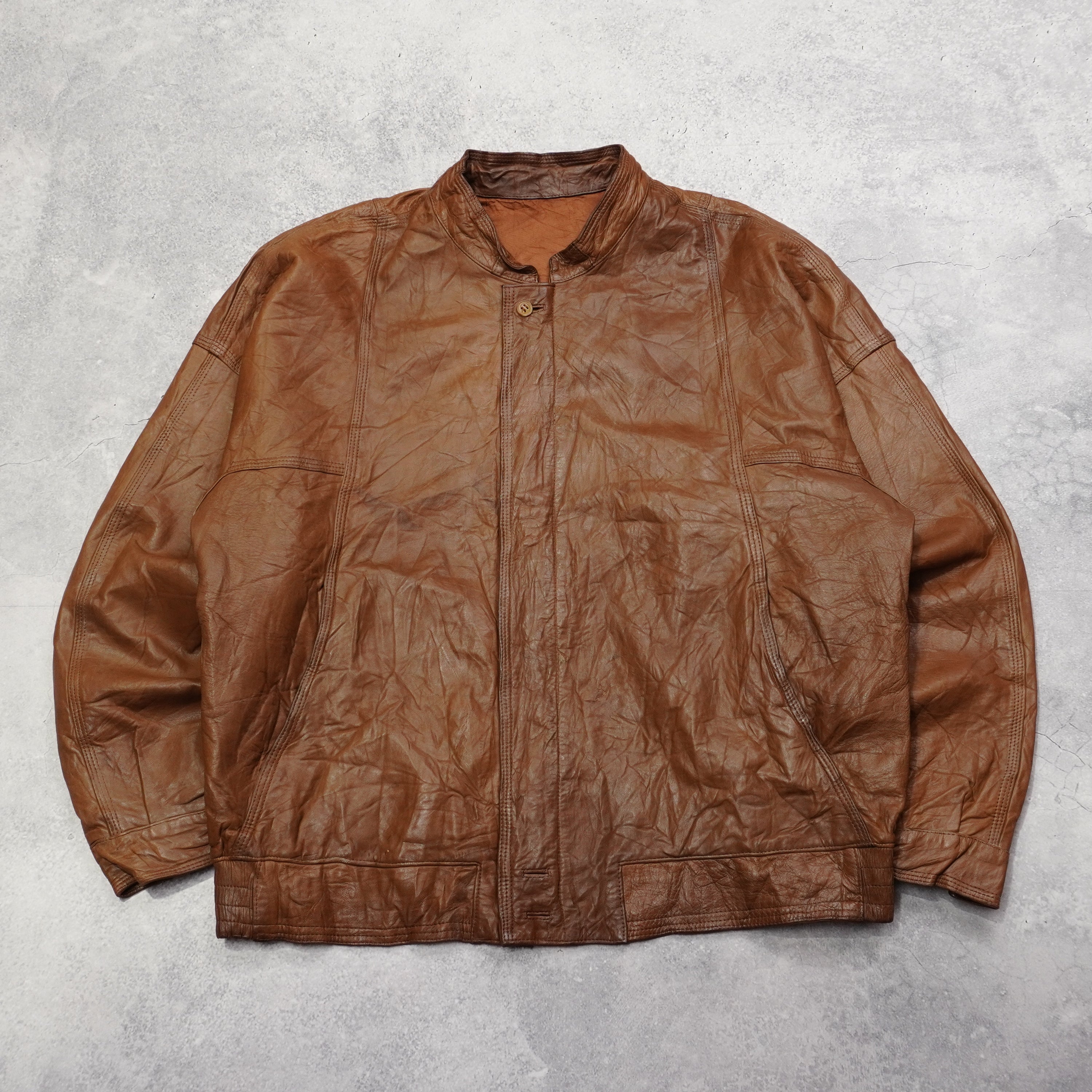 80s Burberry's Leather Jacket