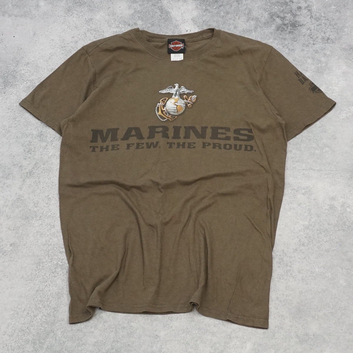 2000s Harley-Davidson Marines Alamo City Graphic T-Shirt