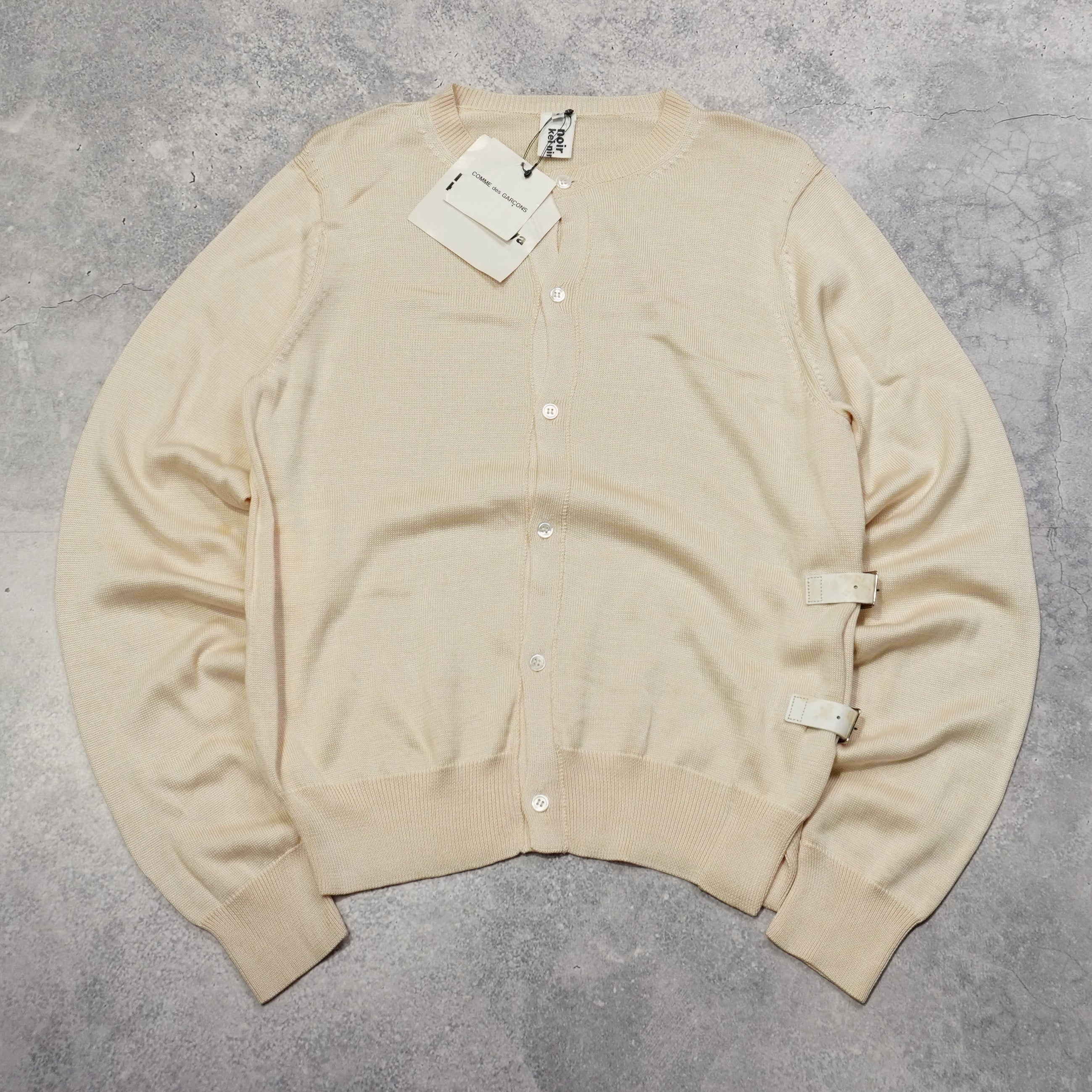 Comme Des Garçons Buckled Cardigan
