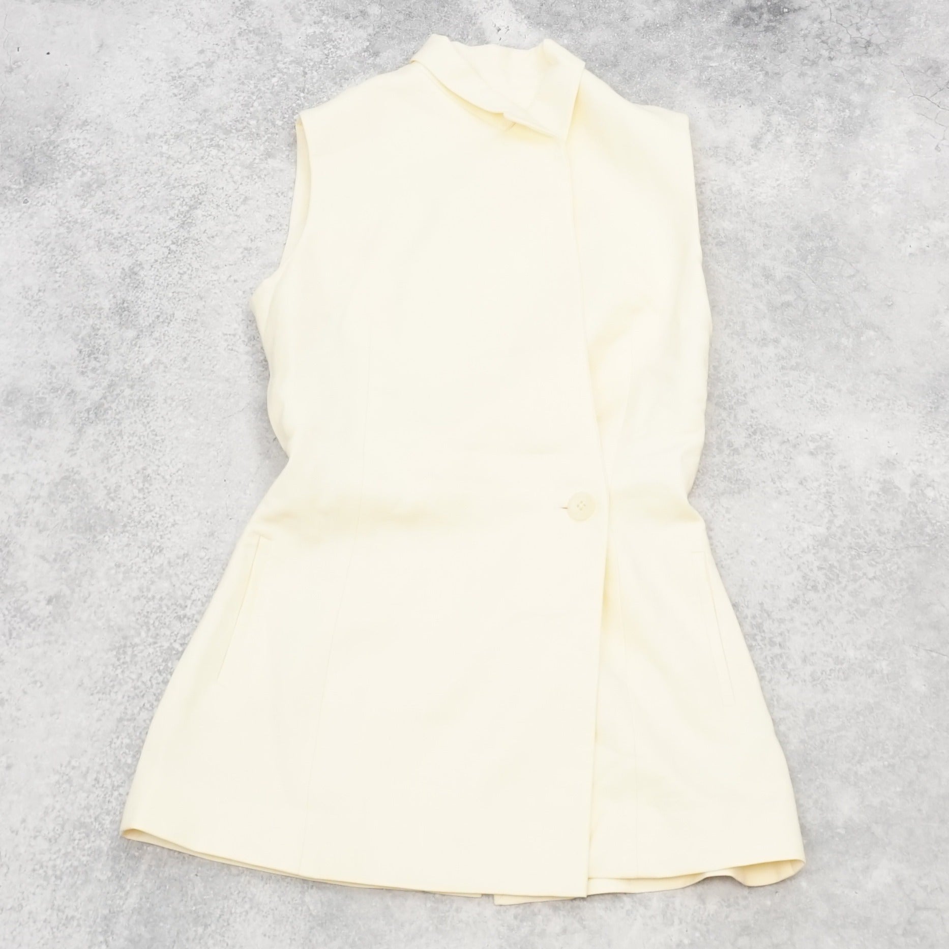 Faithfull Sleeveless Button Up Top