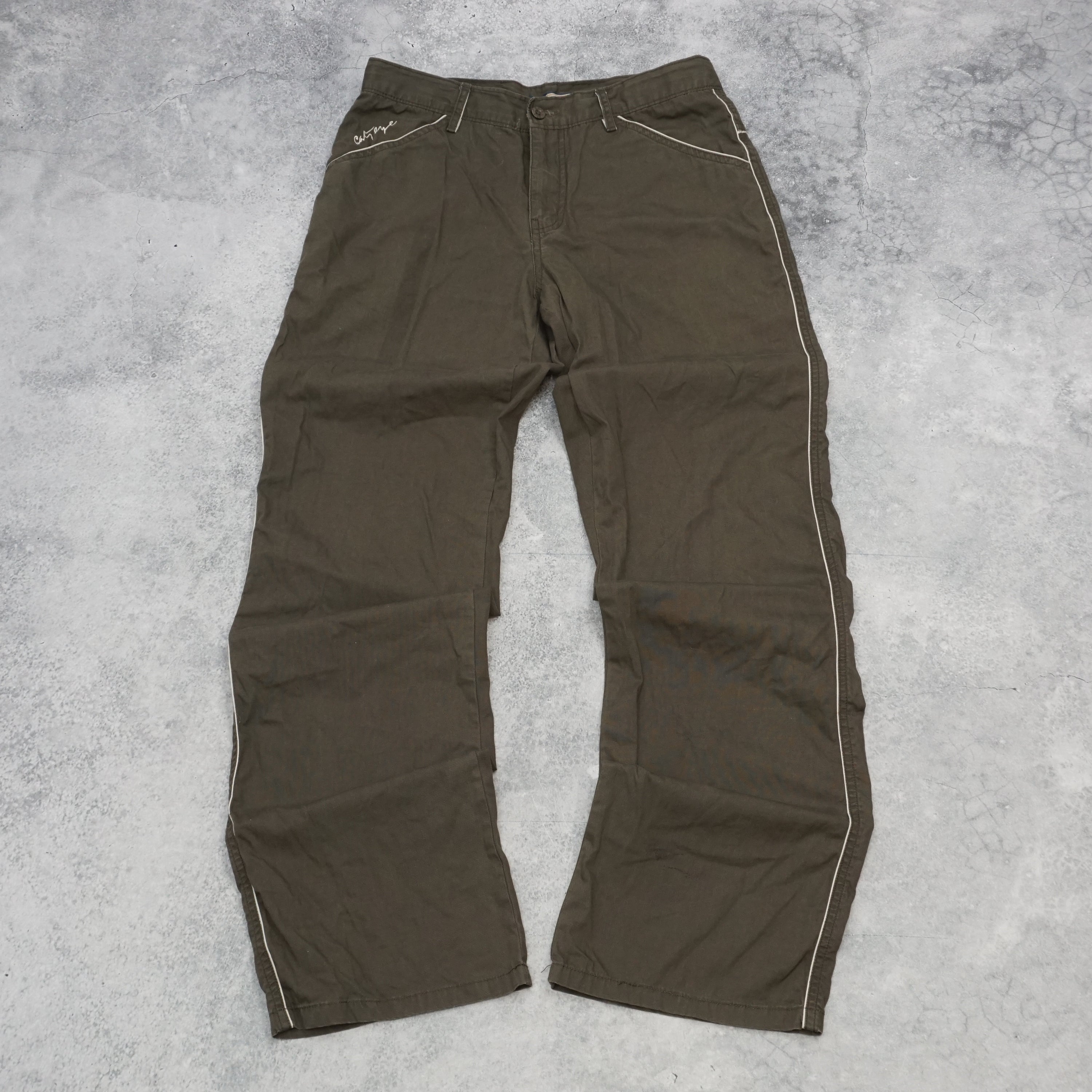 2000s Cats Eye Wide Leg Pants