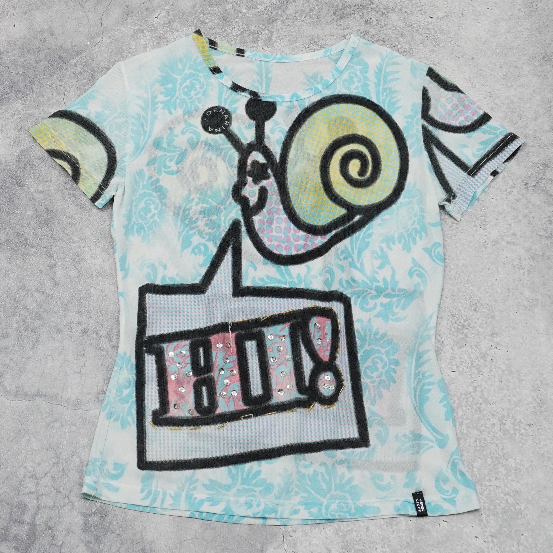 2000s Miss Sixty Mesh T-Shirt
