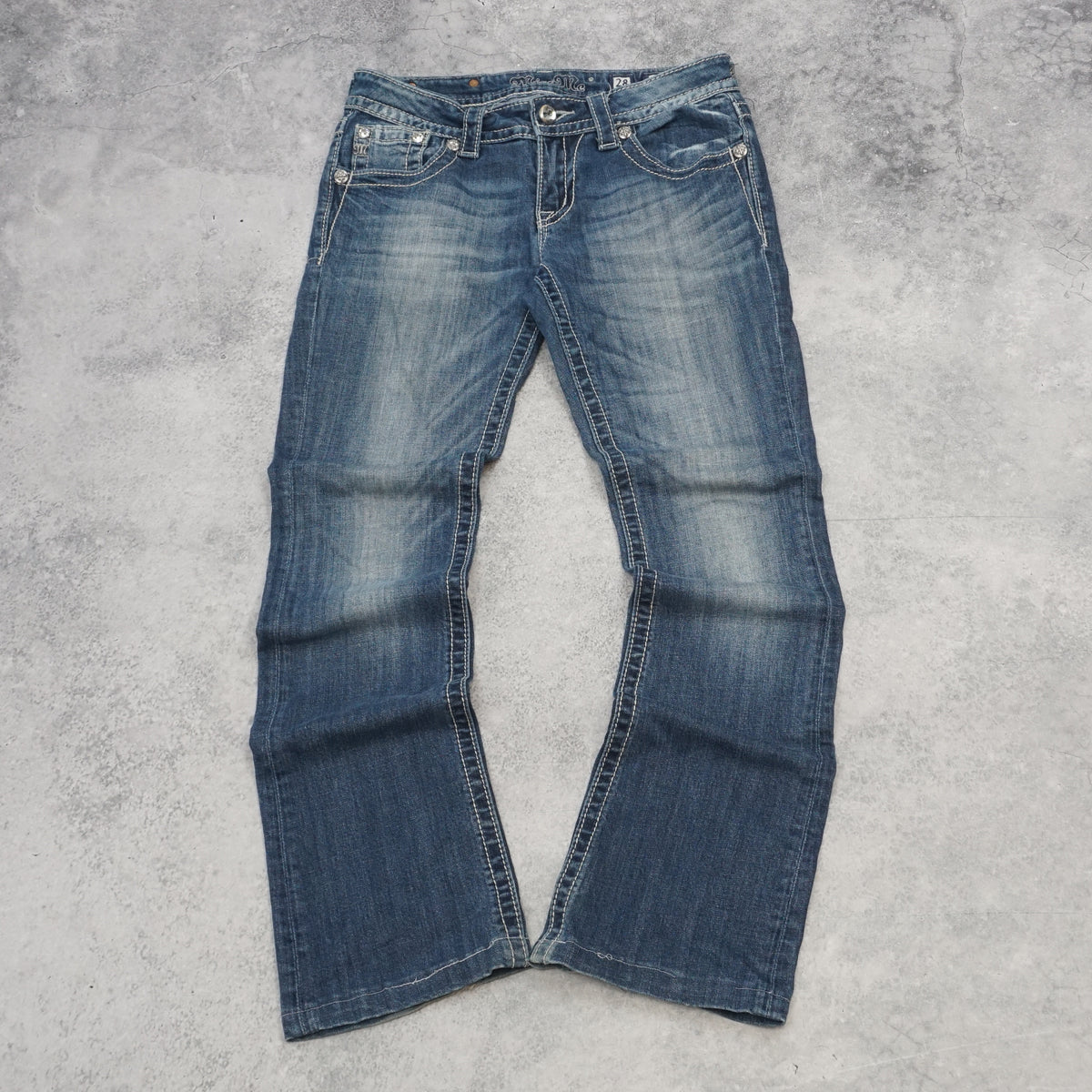 2000s Miss Me Bootcut Embellished Jeans